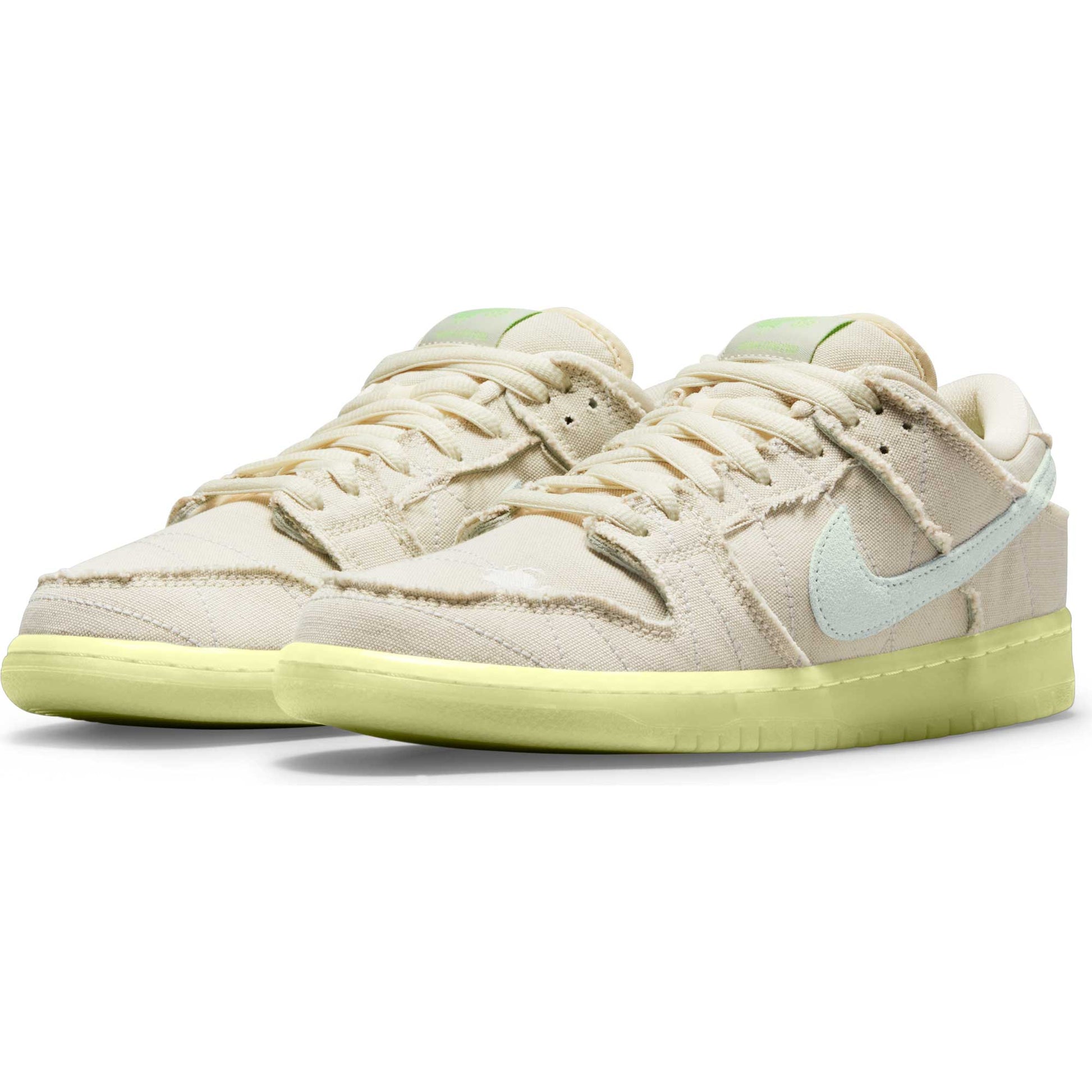 Nike SB Dunk Low Pro Premium, coconut milk/seafoam - yellow strike - Tiki Room Skateboards - 2
