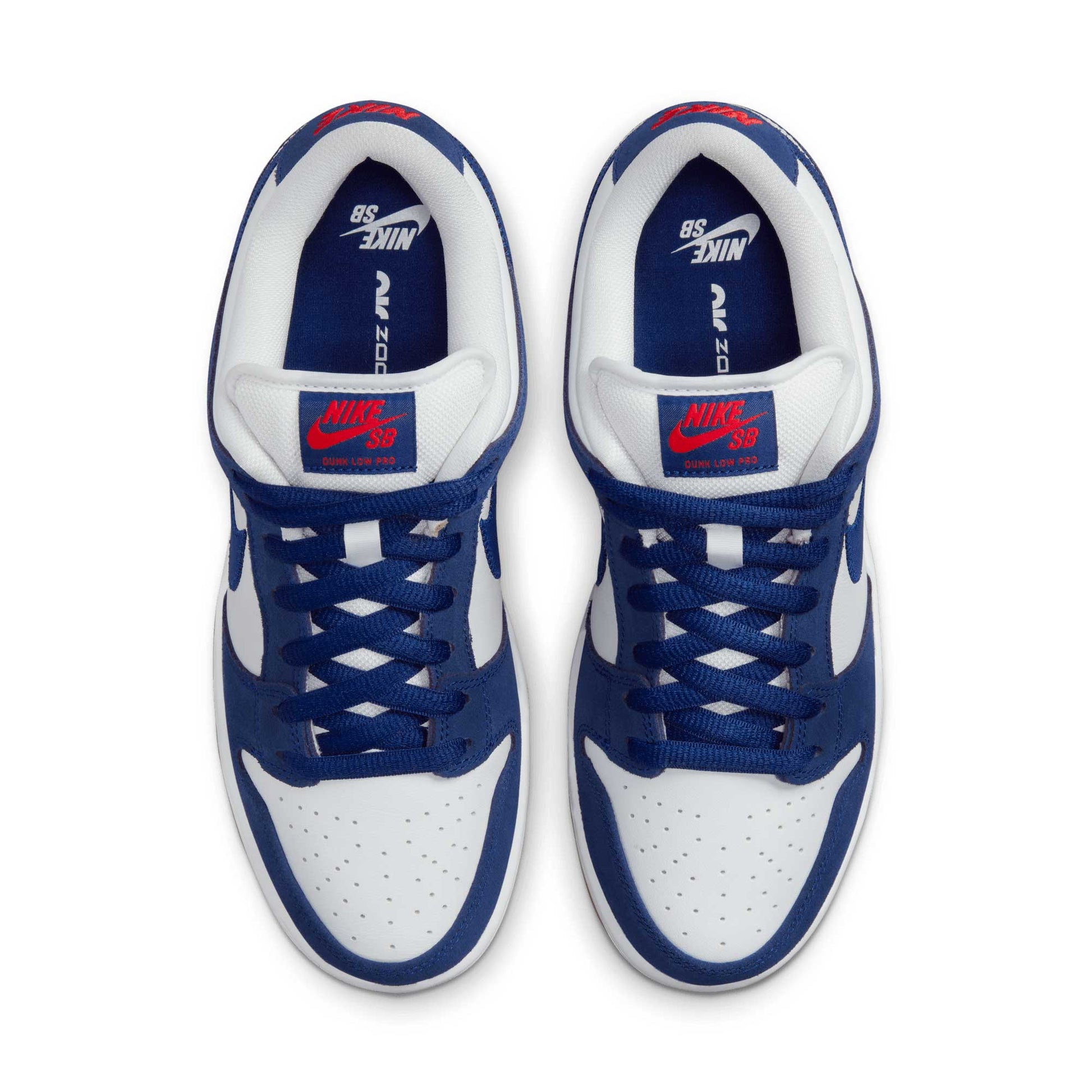Nike SB Dunk Low Pro Premium, deep royal blue/deep royal blue - white - Tiki Room Skateboards - 5
