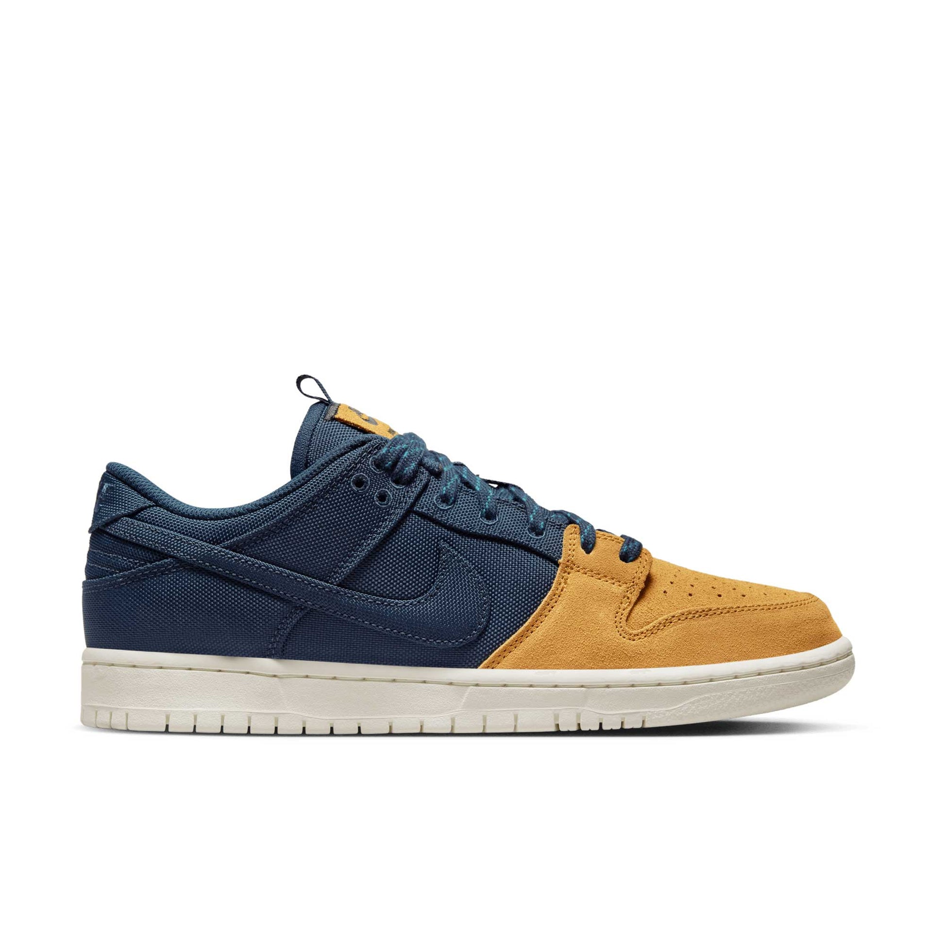 Nike SB Dunk Low Pro Premium, midnight navy/midnight navy - desert ochre - Tiki Room Skateboards - 1