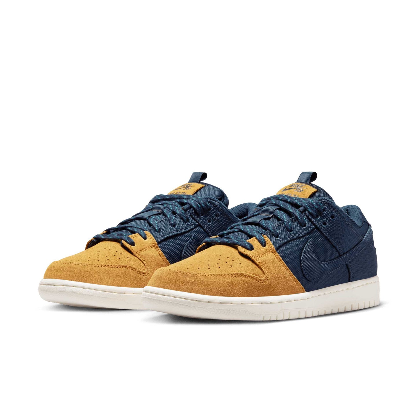 Nike SB Dunk Low Pro Premium, midnight navy/midnight navy - desert ochre - Tiki Room Skateboards - 2