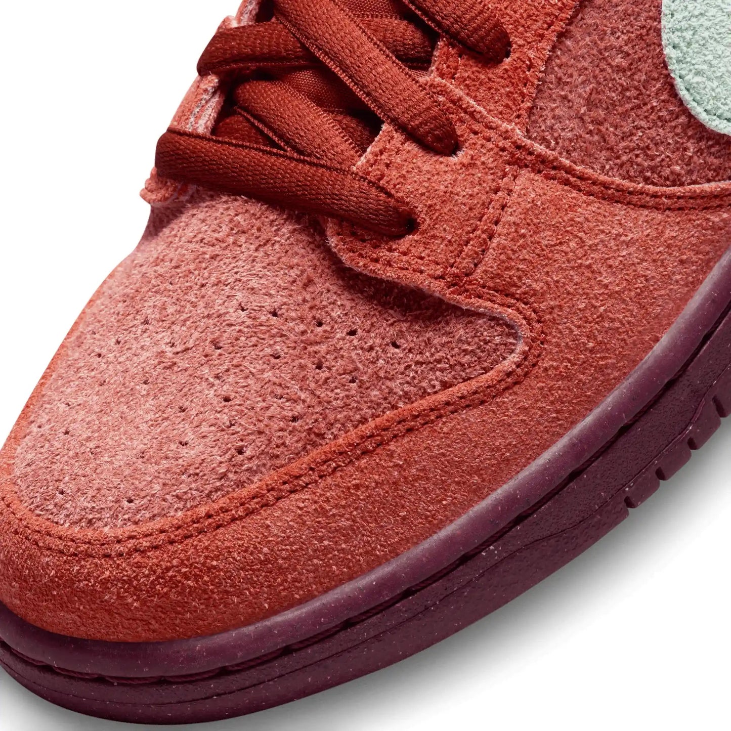 Nike SB Dunk Low Pro Premium, mystic red/emerald rise-rugged orange - Tiki Room Skateboards - 10