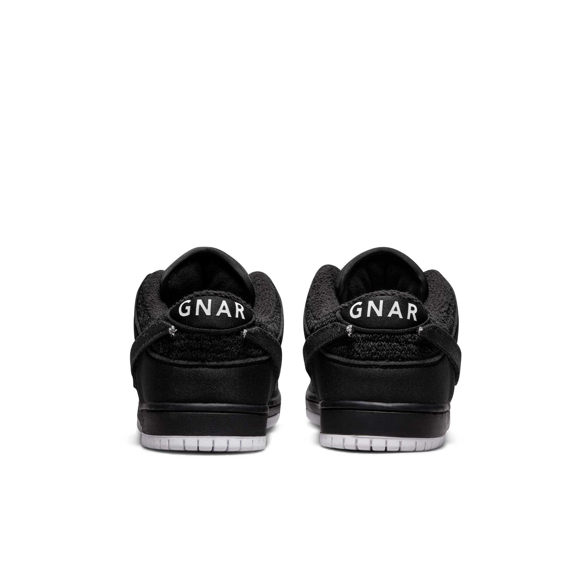 Nike SB Dunk Low Pro QS Gnarhunters, black/black - white - Tiki Room Skateboards - 16