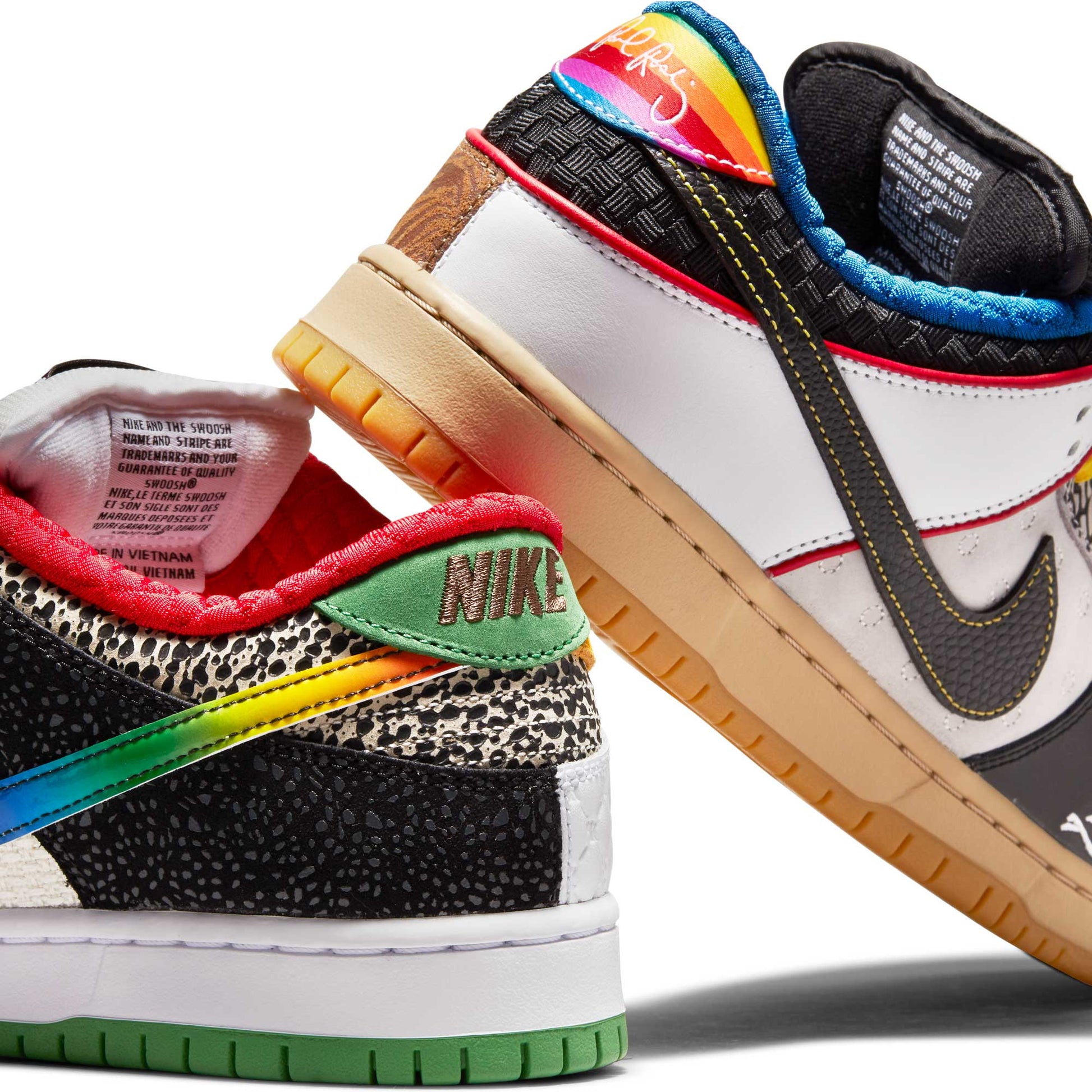Nike SB Dunk Low Pro QS What the Paul, sport red/black - varsity maize - volt - Tiki Room Skateboards - 10