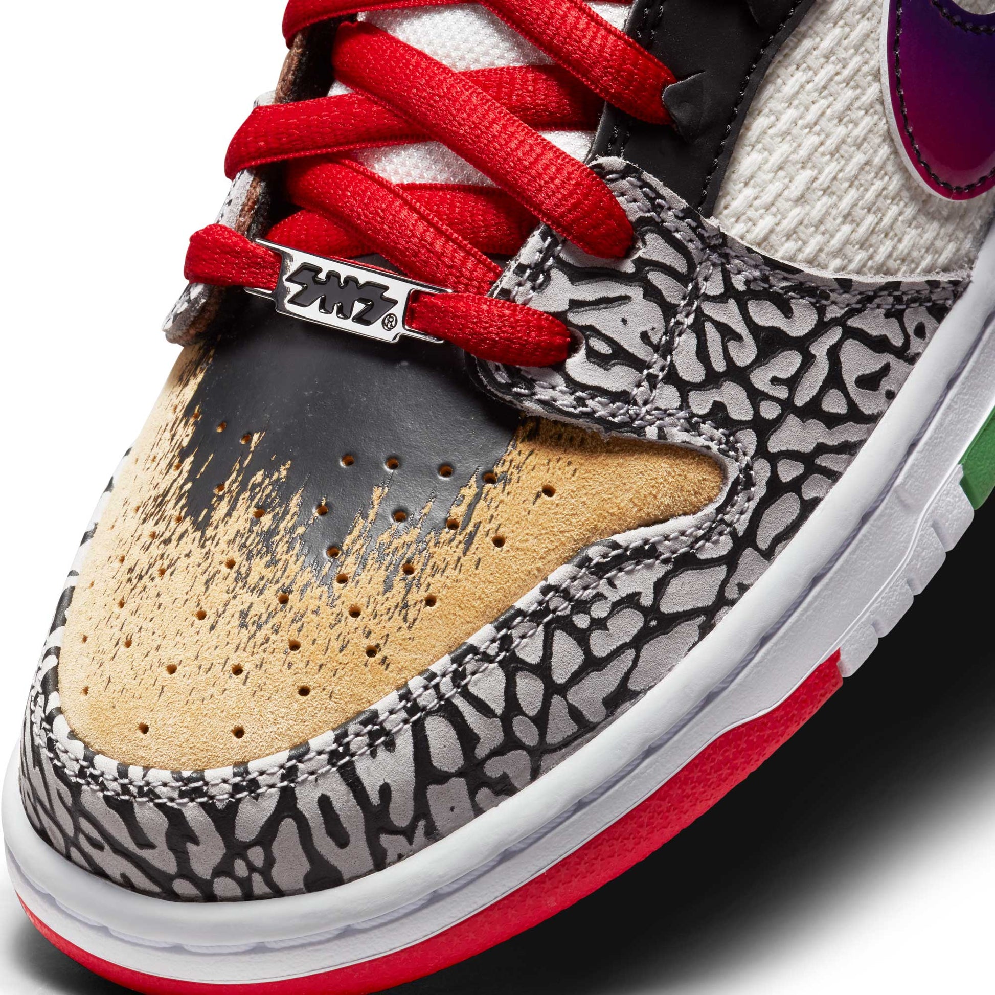 Nike SB Dunk Low Pro QS What the Paul, sport red/black - varsity maize - volt - Tiki Room Skateboards - 11