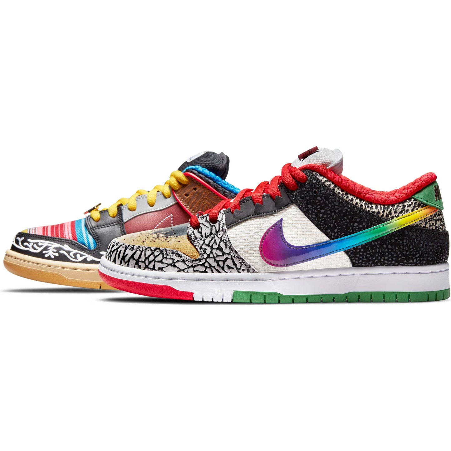 Nike SB Dunk Low Pro QS What the Paul, sport red/black - varsity maize - volt - Tiki Room Skateboards - 5