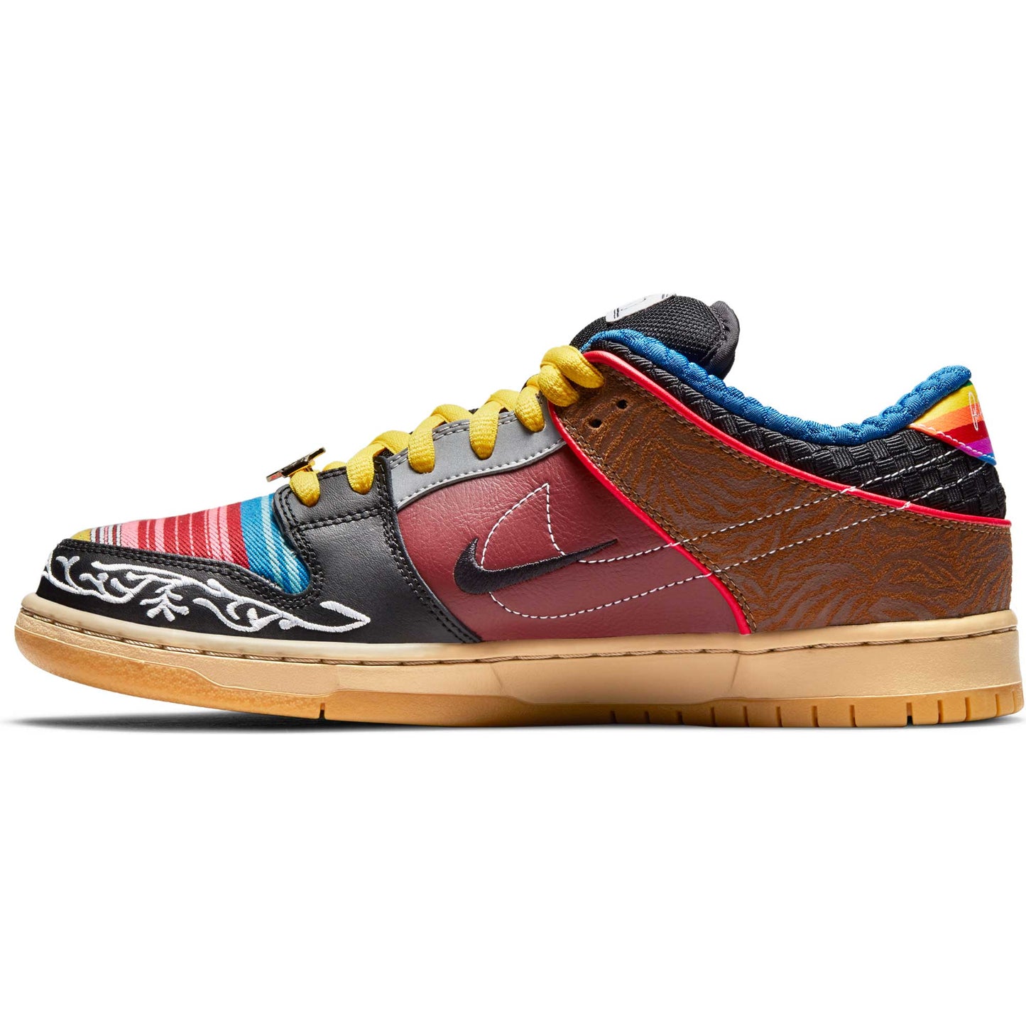 Nike SB Dunk Low Pro QS What the Paul, sport red/black - varsity maize - volt - Tiki Room Skateboards - 7