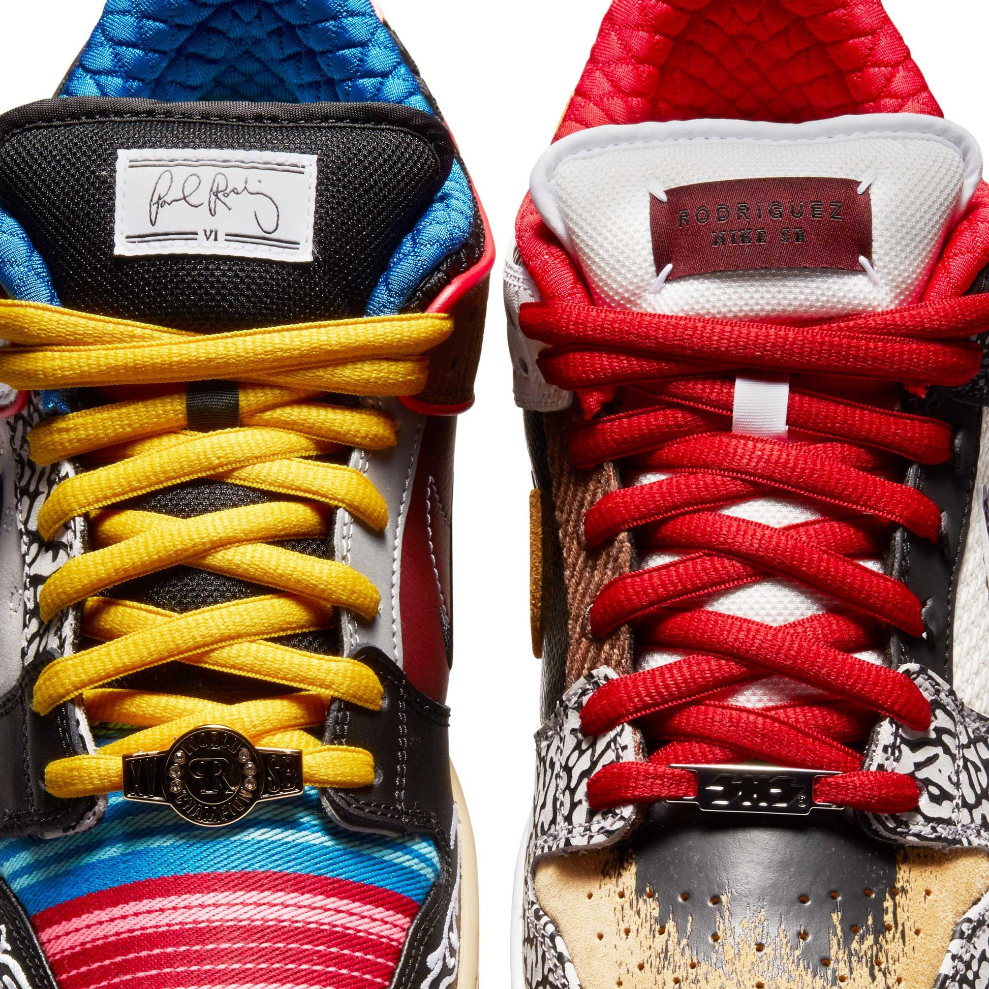 Nike SB Dunk Low Pro QS What the Paul, sport red/black - varsity maize - volt - Tiki Room Skateboards - 13