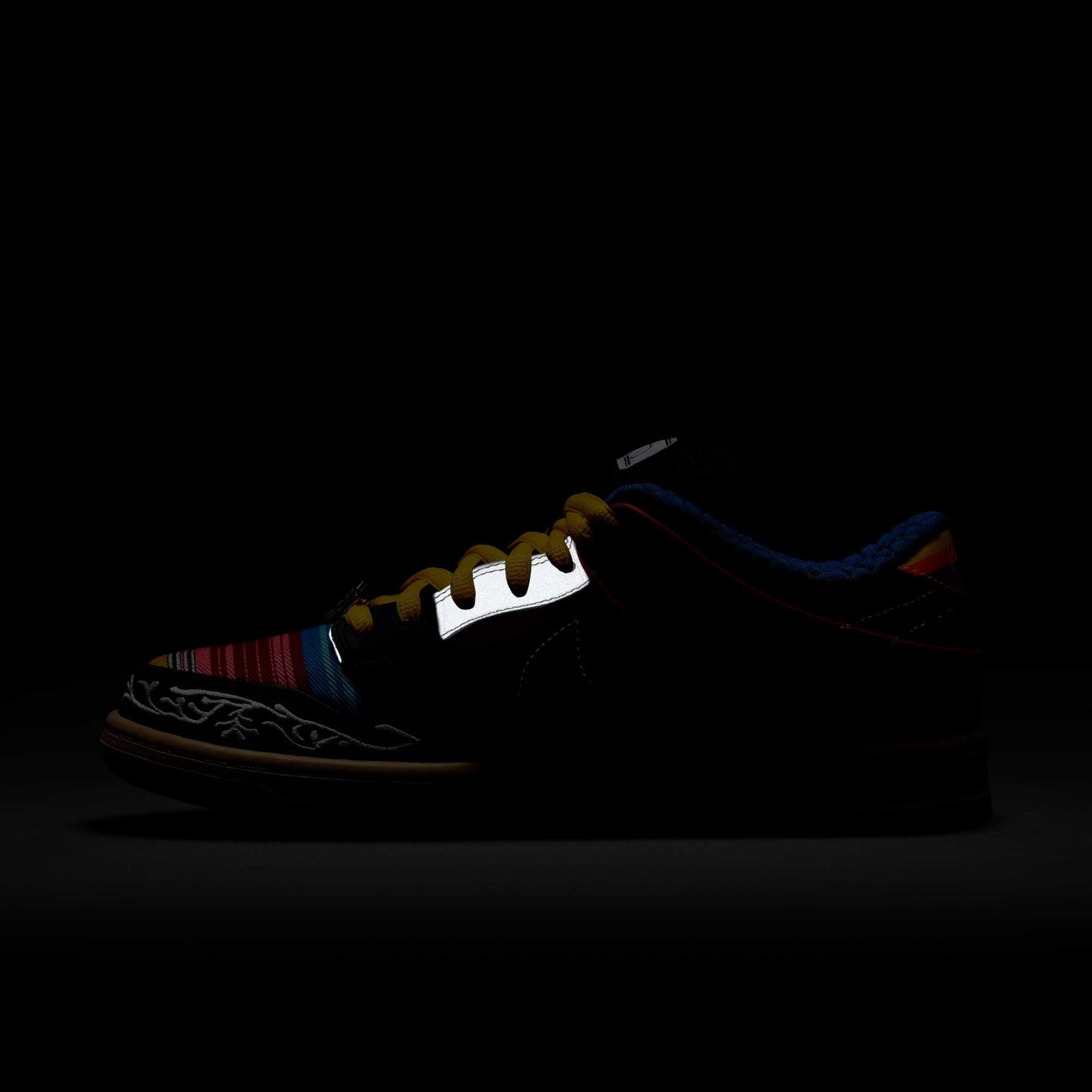 Nike SB Dunk Low Pro QS What the Paul, sport red/black - varsity maize - volt - Tiki Room Skateboards - 6