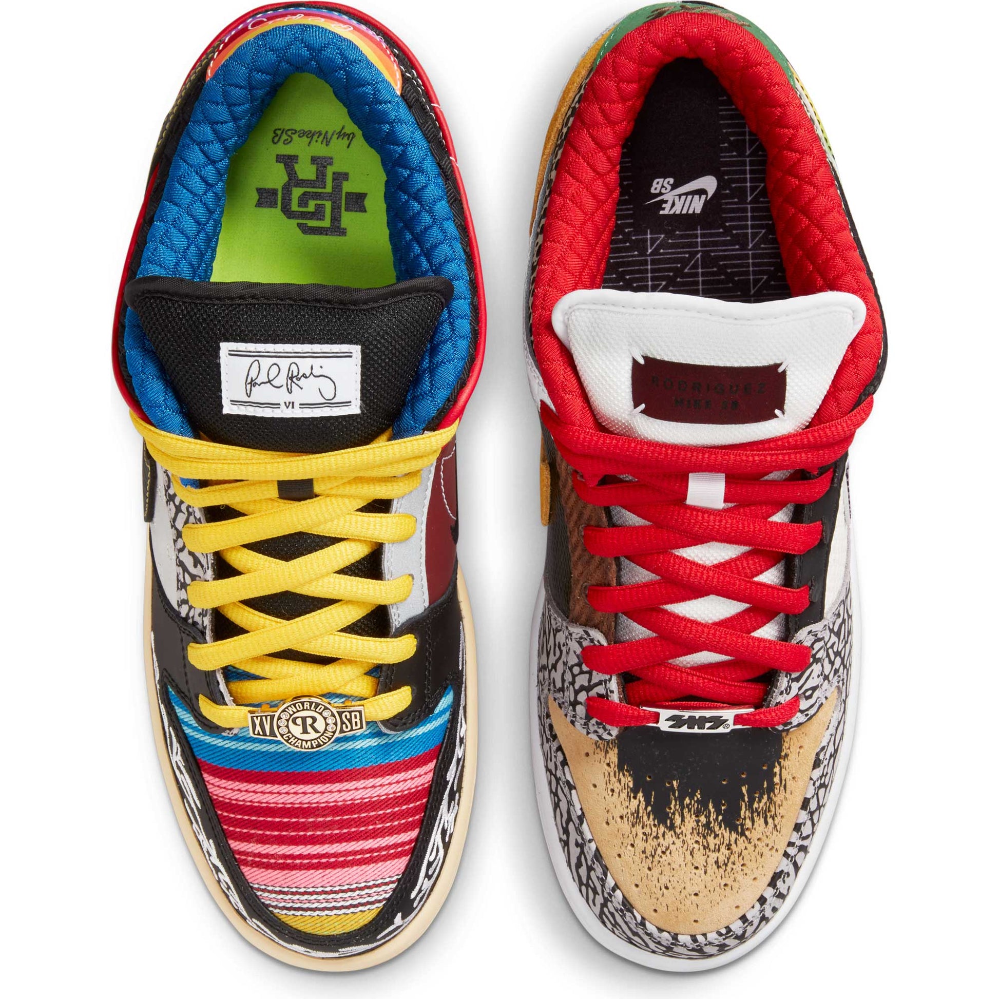 Nike SB Dunk Low Pro QS What the Paul, sport red/black - varsity maize - volt - Tiki Room Skateboards - 8