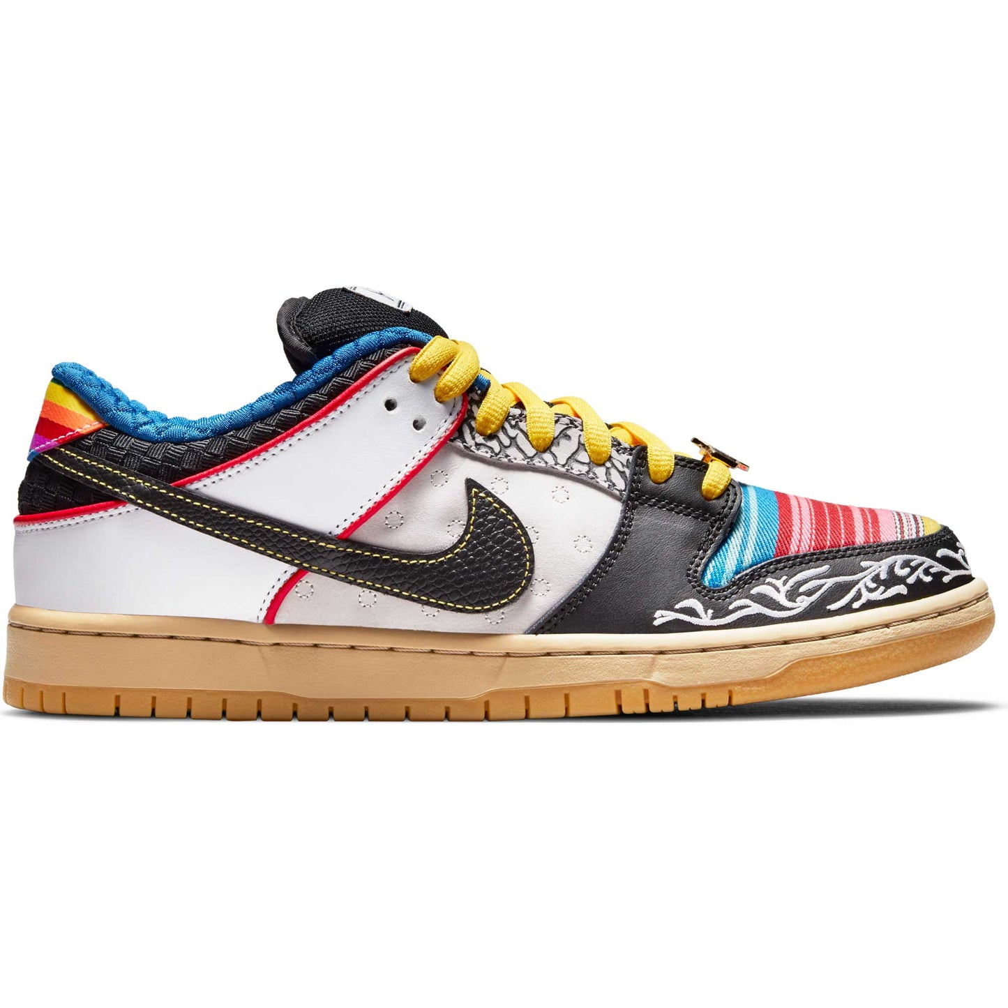 Nike SB Dunk Low Pro QS What the Paul, sport red/black - varsity maize - volt - Tiki Room Skateboards - 4