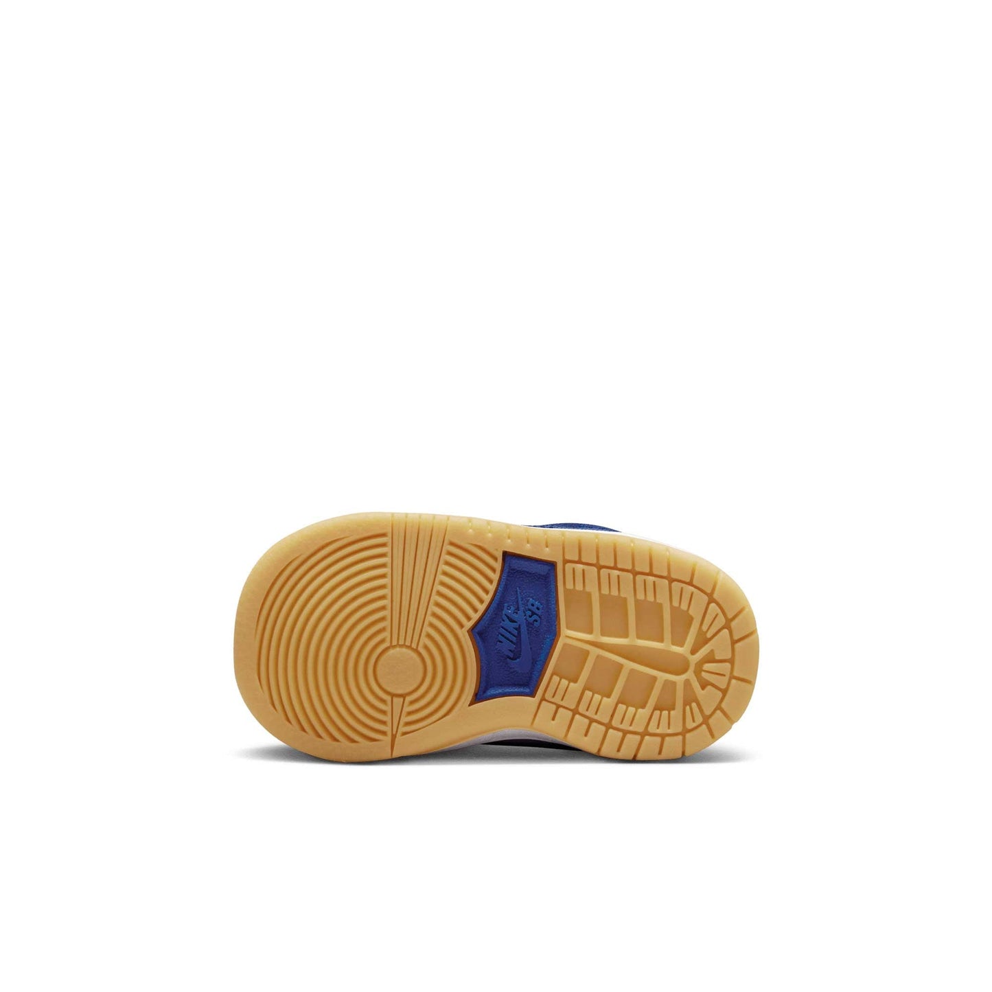 Nike SB Dunk Low Pro (Toddler), deep royal blue/deep royal blue - white - Tiki Room Skateboards - 9