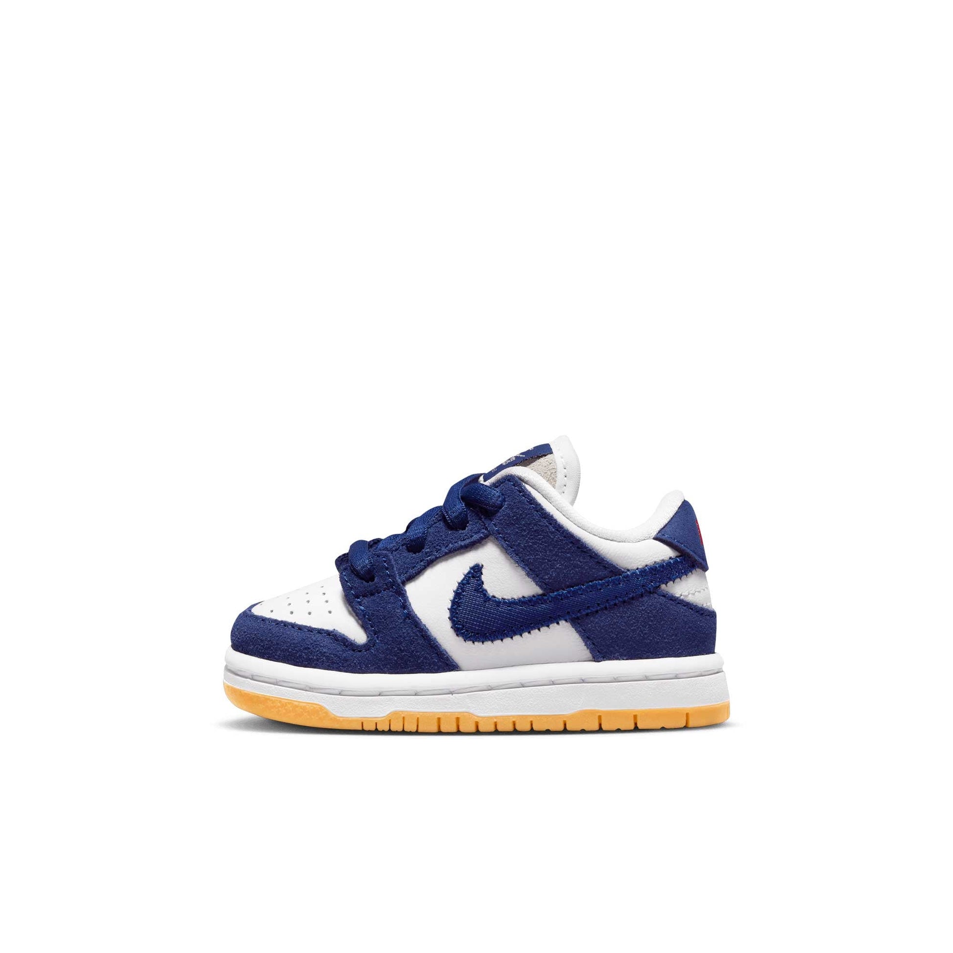 Nike SB Dunk Low Pro (Toddler), deep royal blue/deep royal blue - white - Tiki Room Skateboards - 1