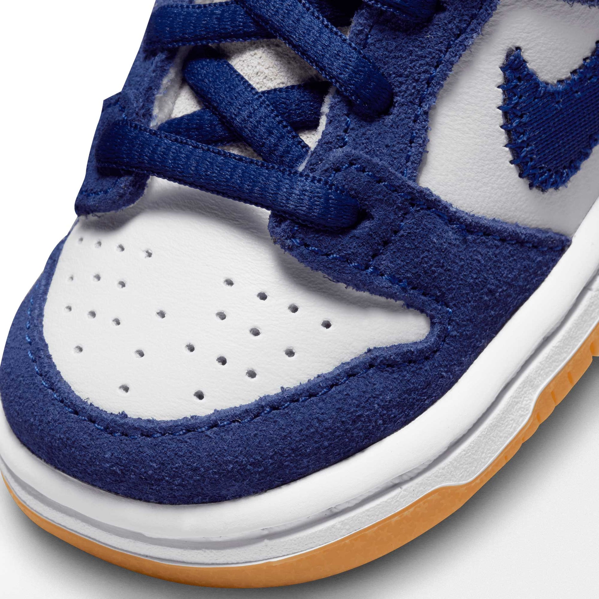 Nike SB Dunk Low Pro (Toddler), deep royal blue/deep royal blue - white - Tiki Room Skateboards - 10