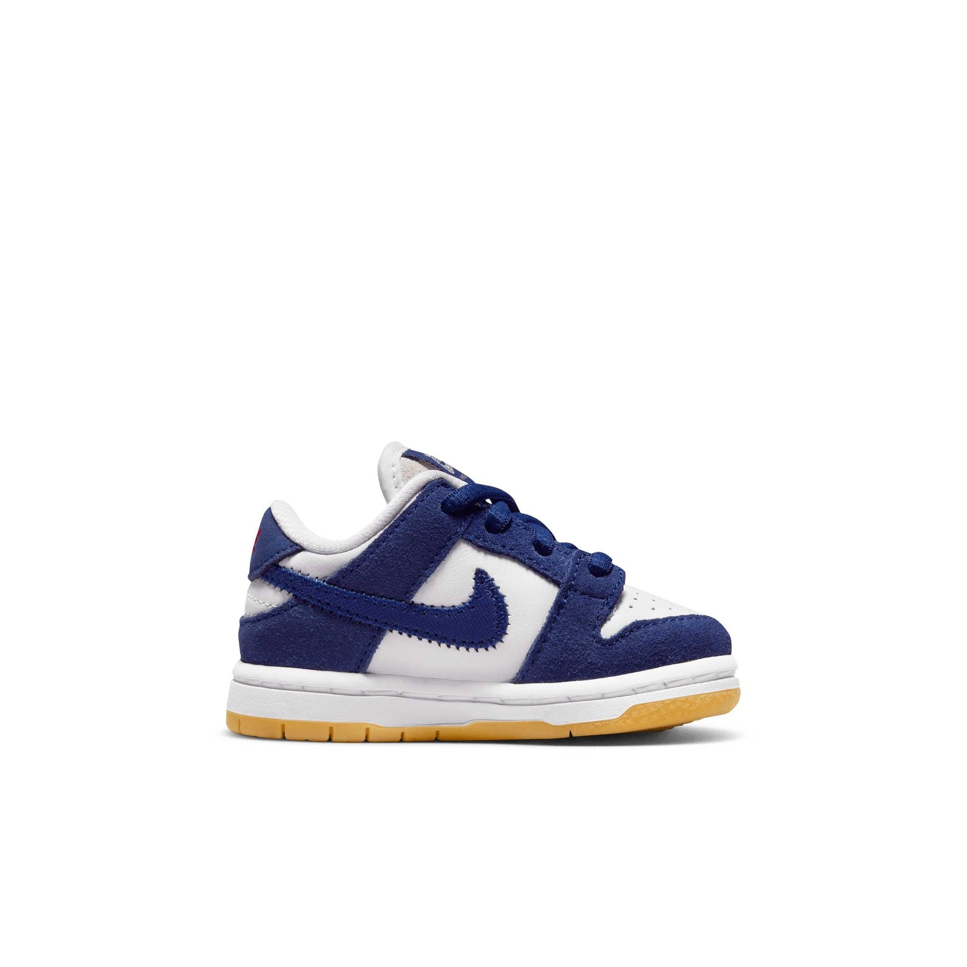 Nike SB Dunk Low Pro (Toddler), deep royal blue/deep royal blue - white - Tiki Room Skateboards - 8