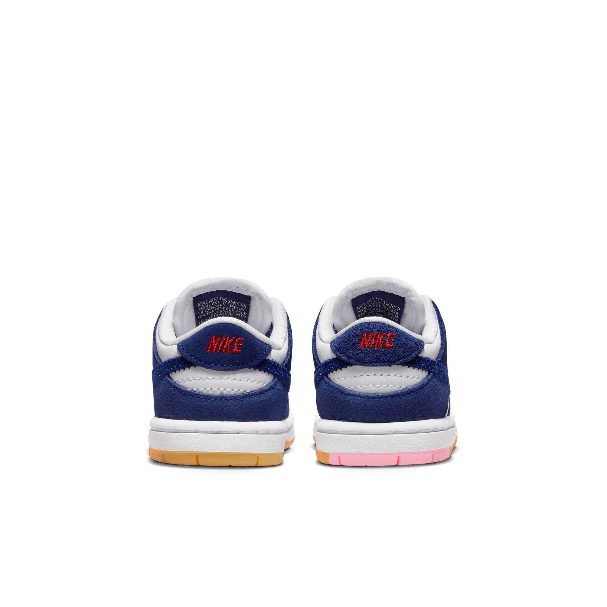 Nike SB Dunk Low Pro (Toddler), deep royal blue/deep royal blue - white - Tiki Room Skateboards - 2