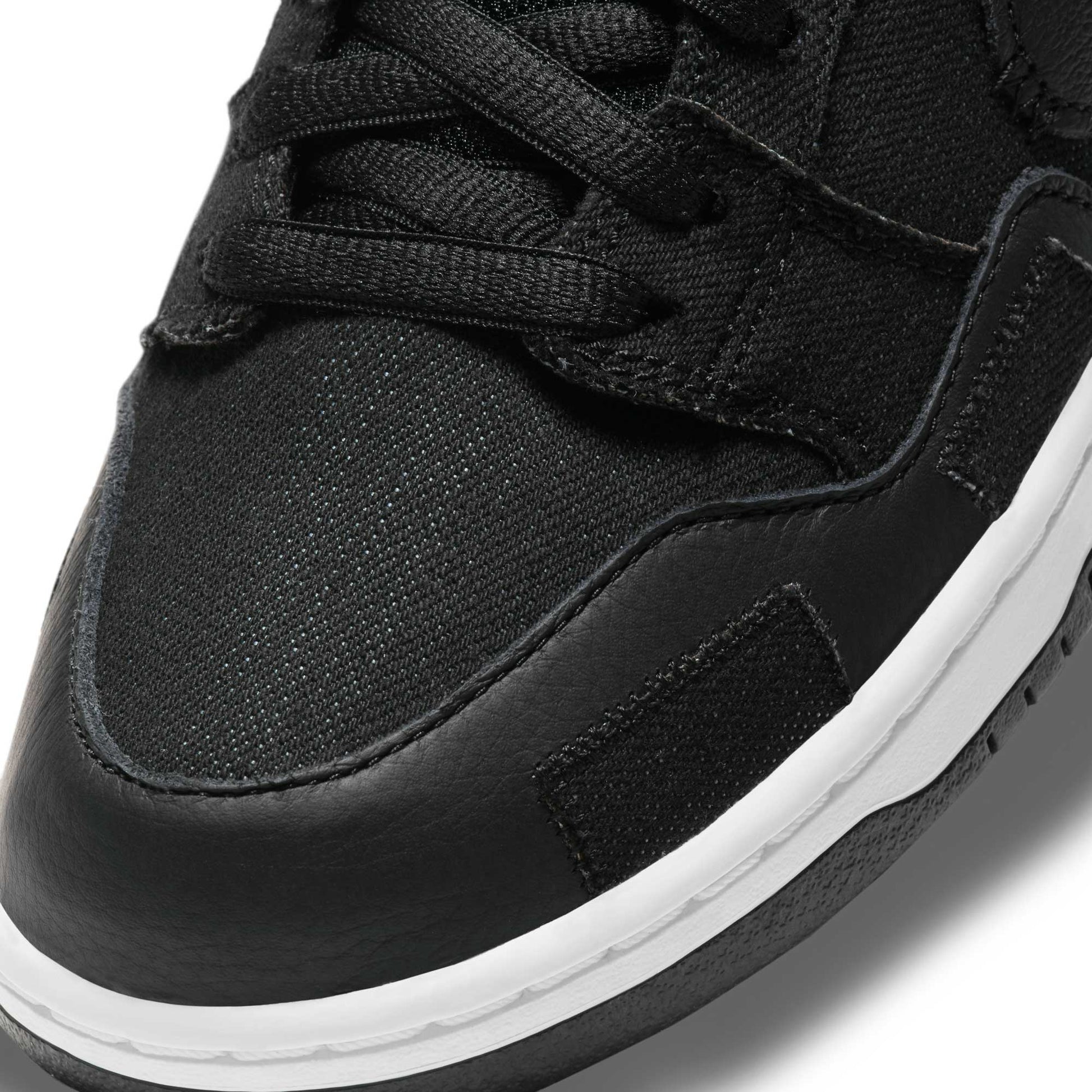 Nike SB Dunk Low Pro Wasted Youth, black/black - university red - white - Tiki Room Skateboards - 11
