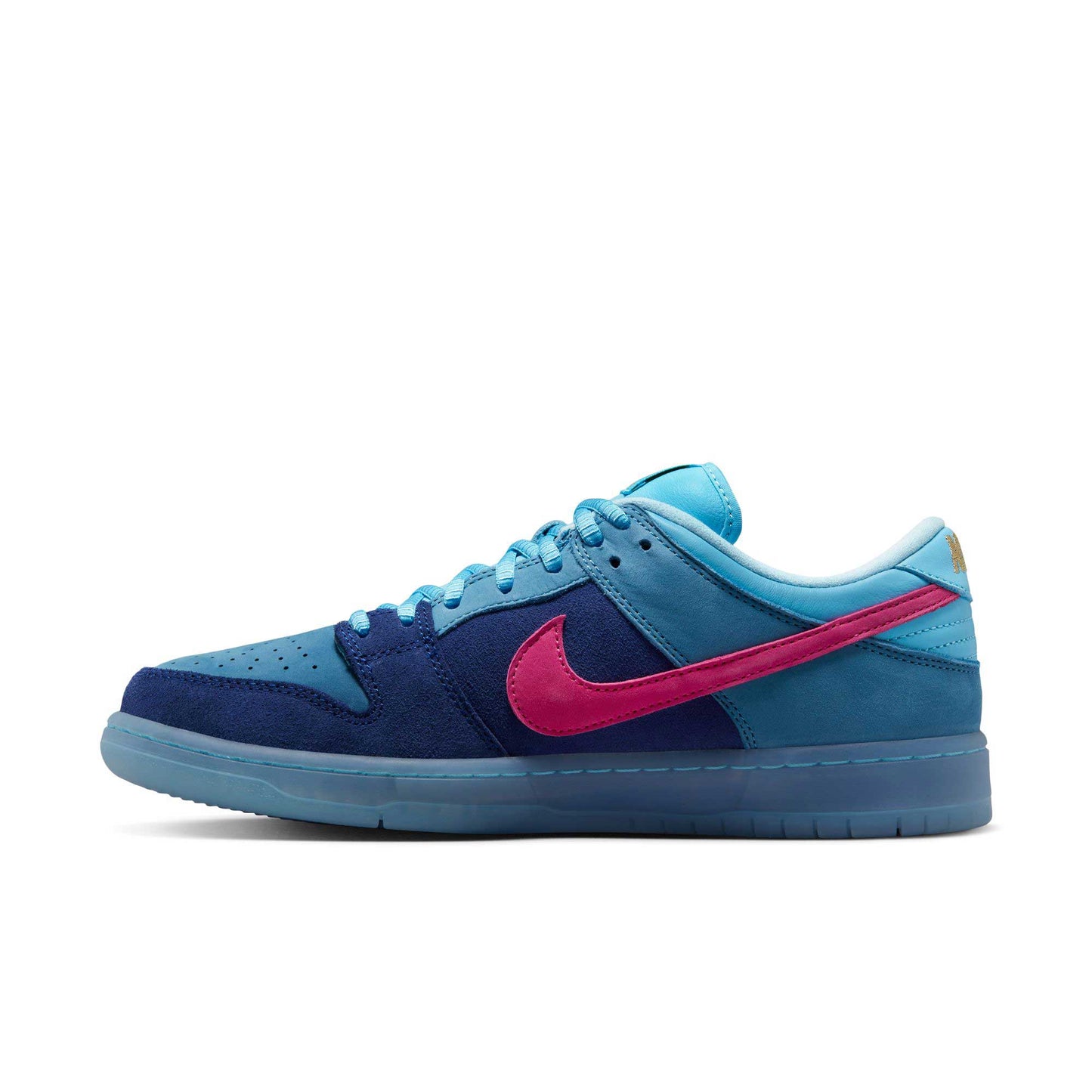 Nike SB Dunk Low X Run The Jewels, deep royal blue/active pink - blue chill - Tiki Room Skateboards - 7