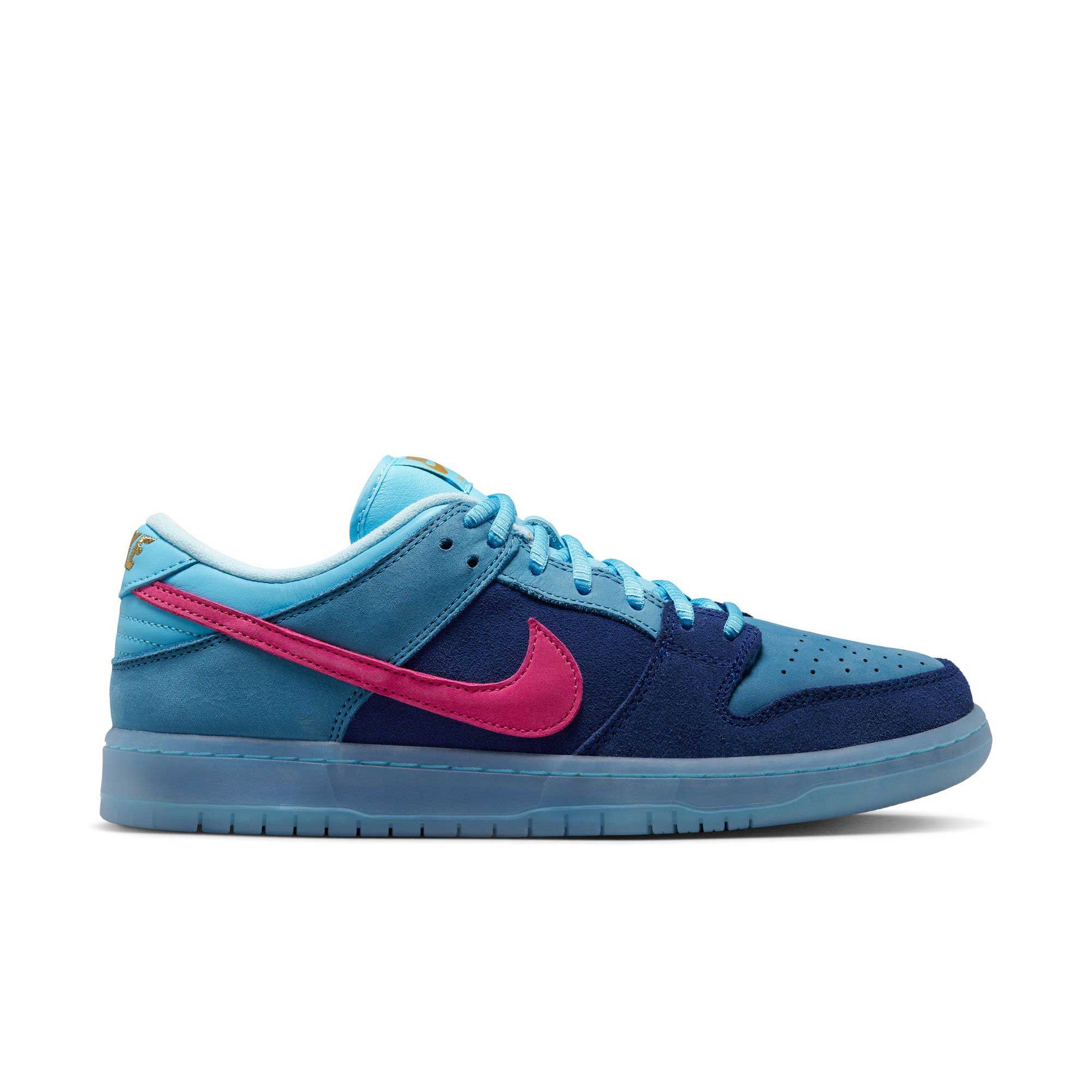 Nike SB Dunk Low X Run The Jewels, deep royal blue/active pink - blue chill - Tiki Room Skateboards - 1