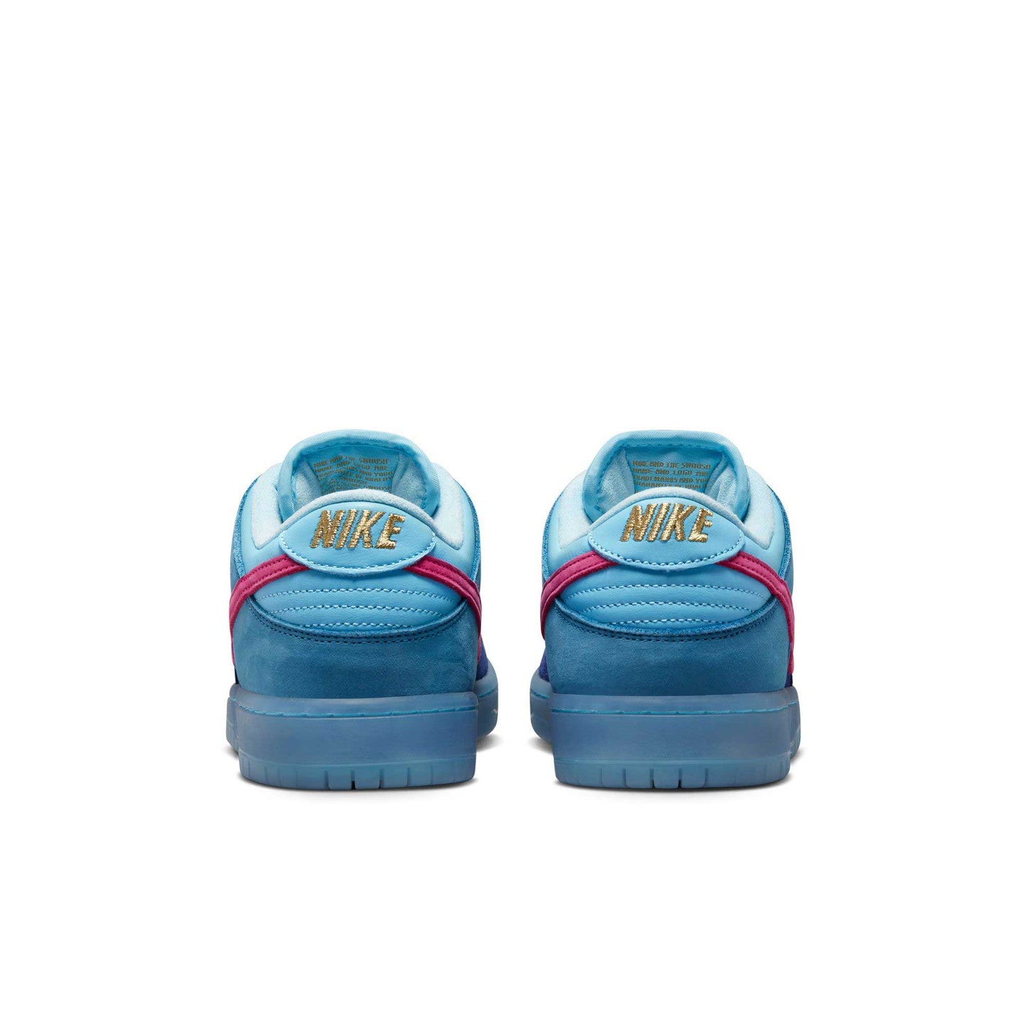 Nike SB Dunk Low X Run The Jewels, deep royal blue/active pink - blue chill - Tiki Room Skateboards - 2