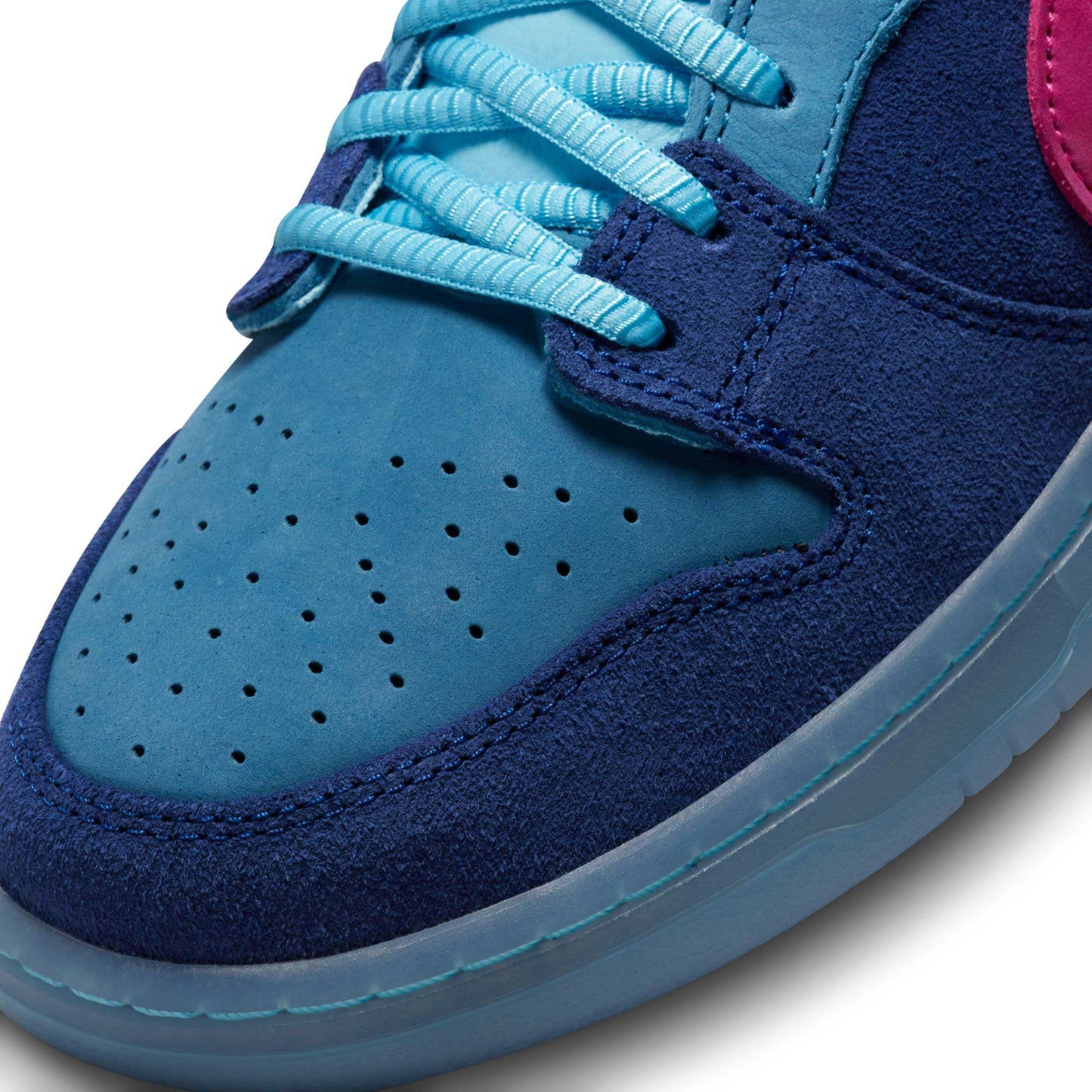 Nike SB Dunk Low X Run The Jewels, deep royal blue/active pink - blue chill - Tiki Room Skateboards - 10