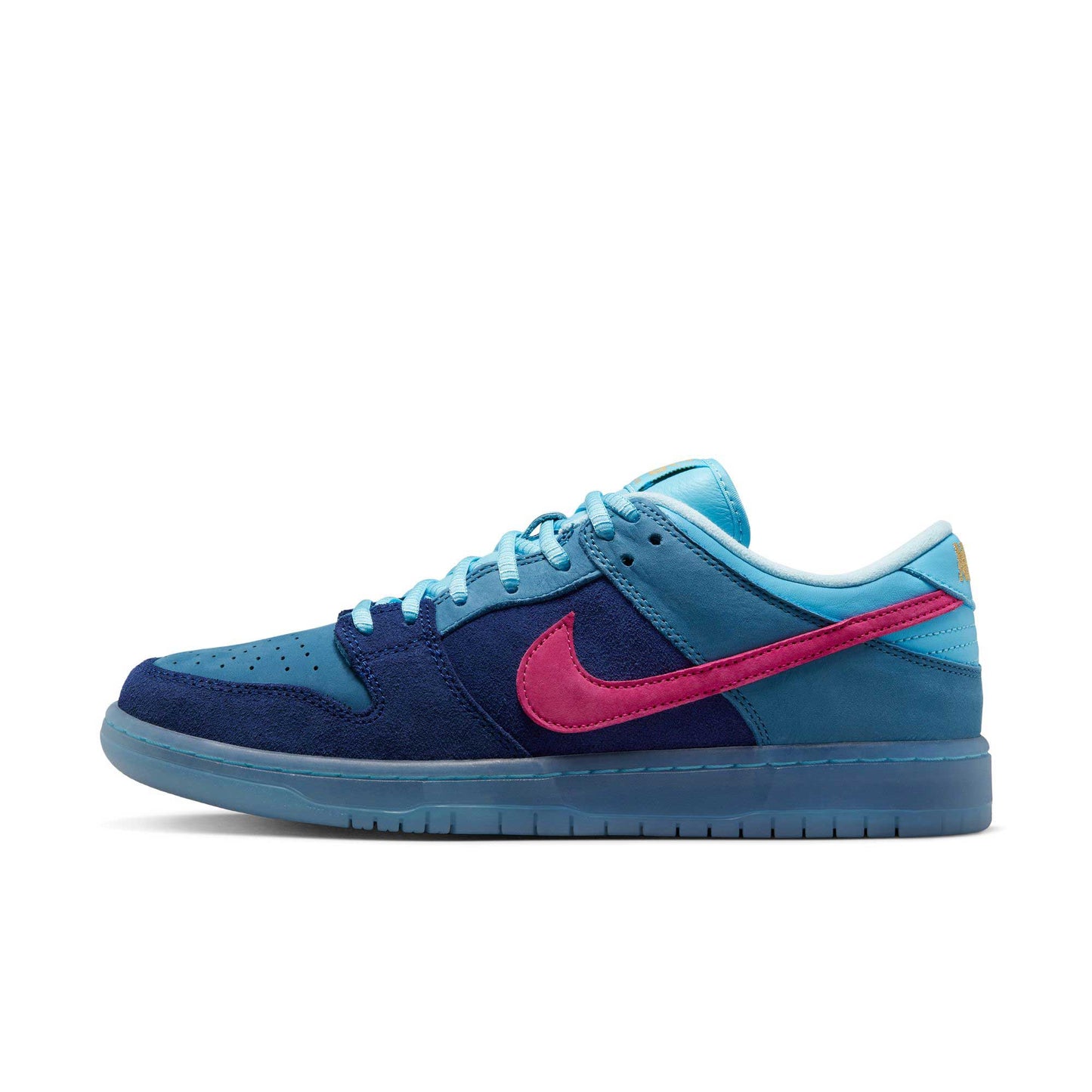 Nike SB Dunk Low X Run The Jewels, deep royal blue/active pink - blue chill - Tiki Room Skateboards - 6