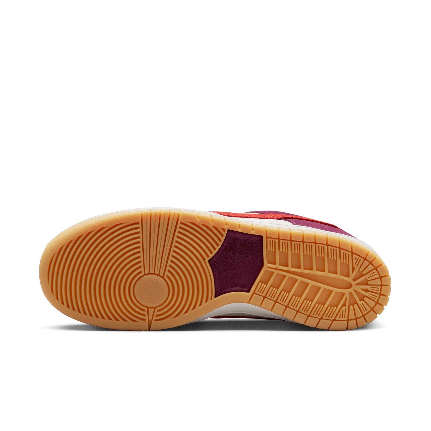 Nike SB Dunk Low X Skate Like A Girl, dark beetroot/lt crimson - light bone - Tiki Room Skateboards - 10