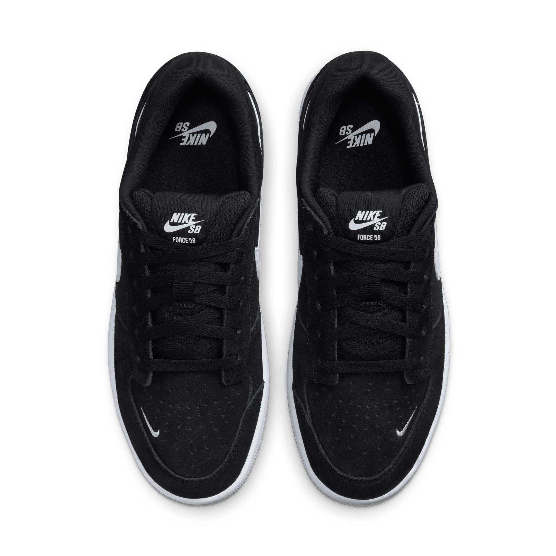 Nike SB Force 58, black/white-black - Tiki Room Skateboards - 5