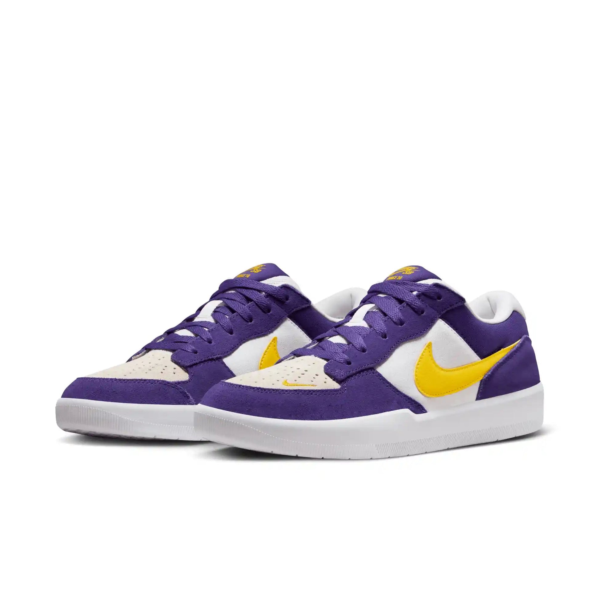 Nike SB Force 58, court purple/amarillo-white-white - Tiki Room Skateboards - 2