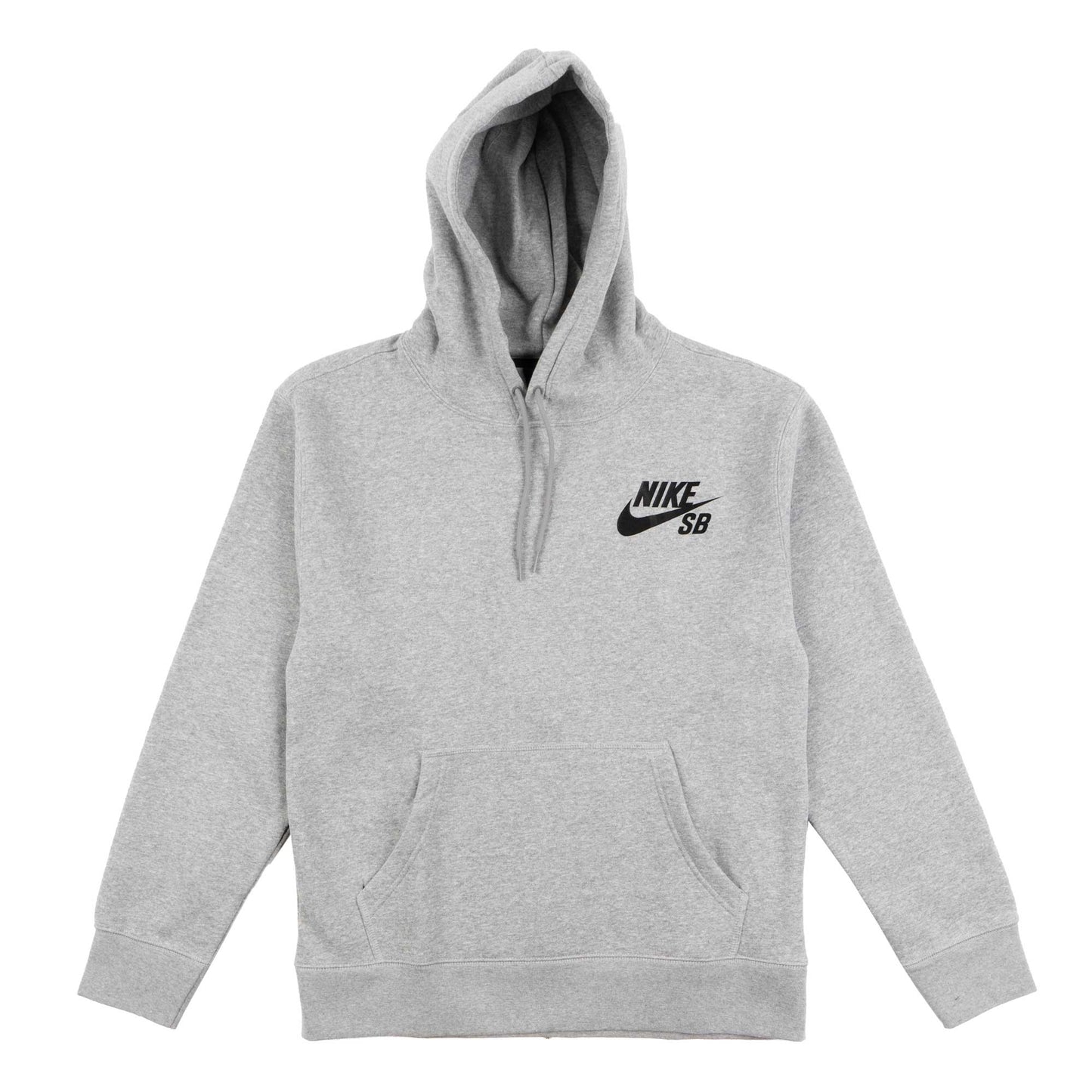 Nike SB Icon hoodie, dark grey heather/black - Tiki Room Skateboards - 1