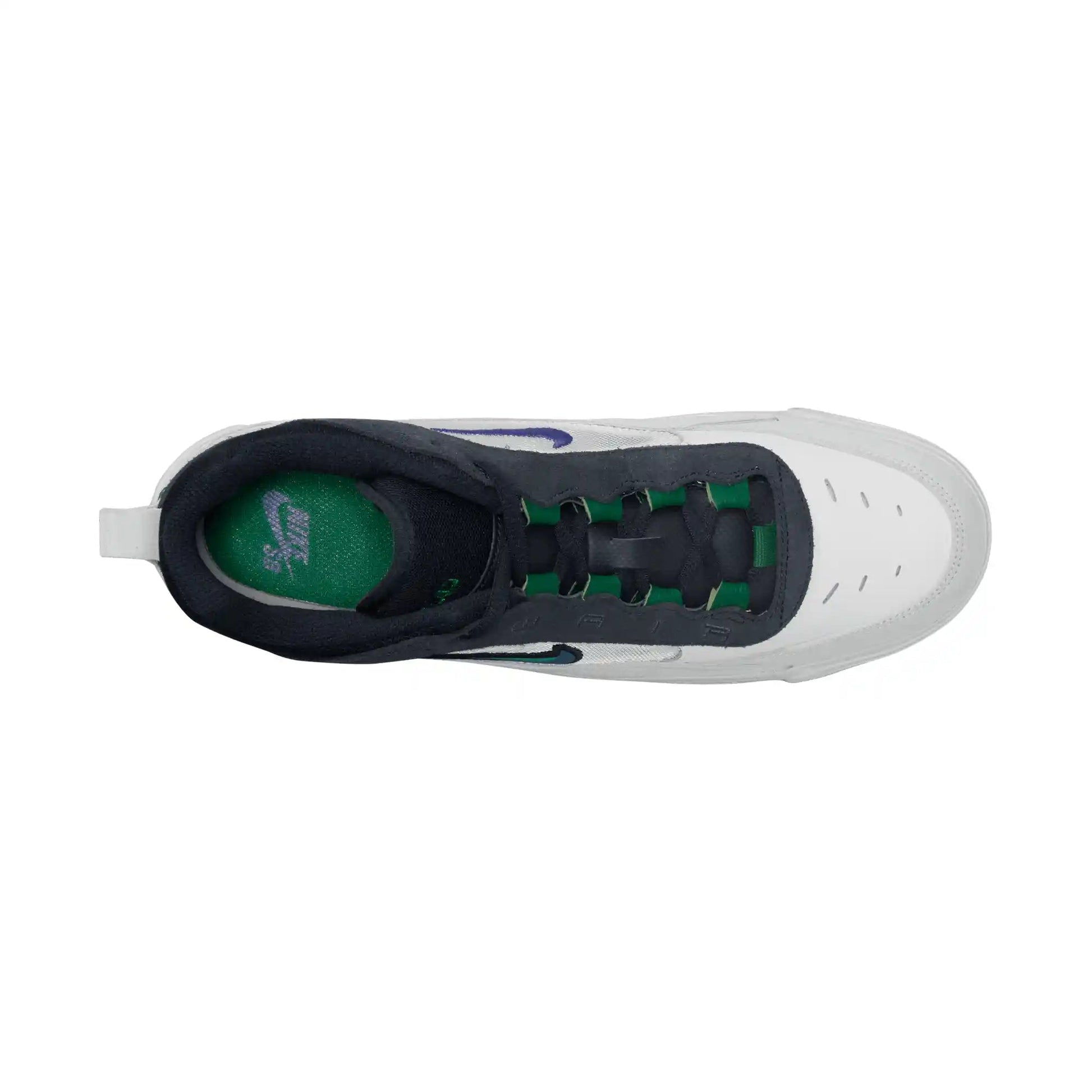 Nike SB Ishod 2, white/persian violet-obsidian-pine green - Tiki Room Skateboards - 11