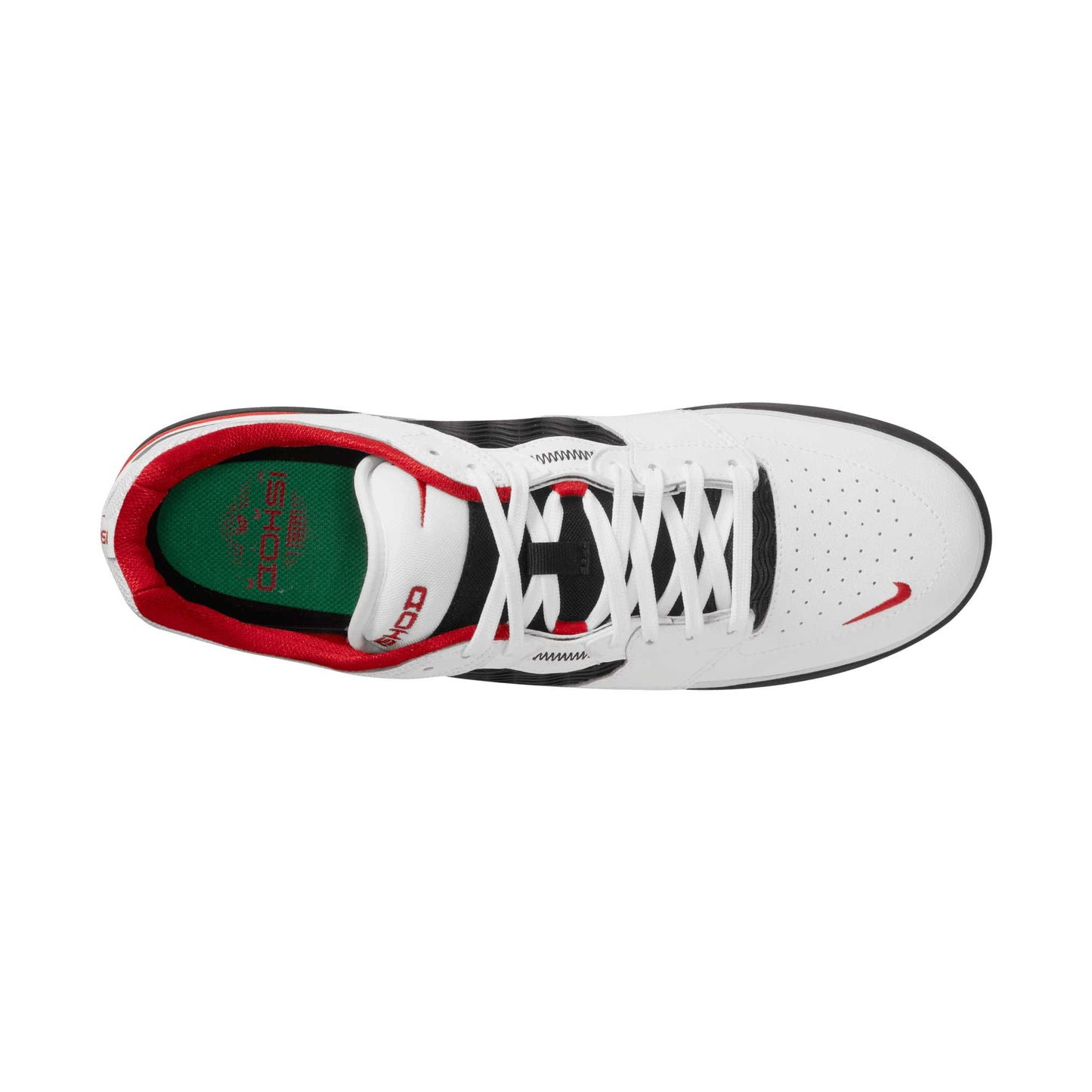 Nike SB Ishod Wair Premium white/black-university red-black, white/black-university red-black - Tiki Room Skateboards - 7