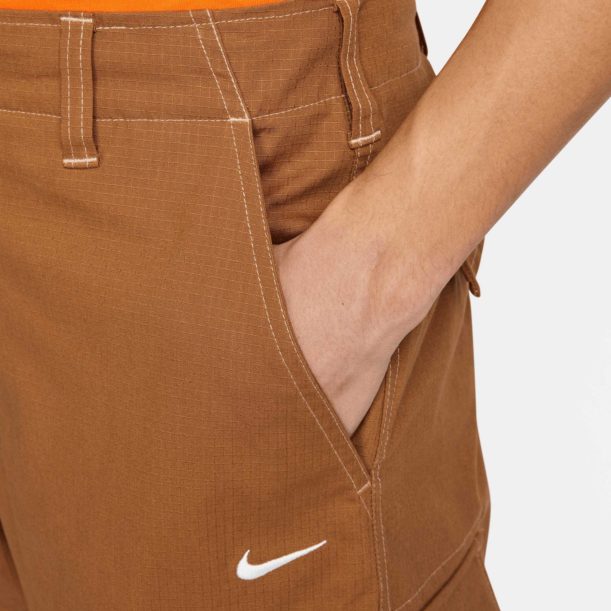Nike SB Kearny Cargo Pants, ale brown/white - Tiki Room Skateboards - 6