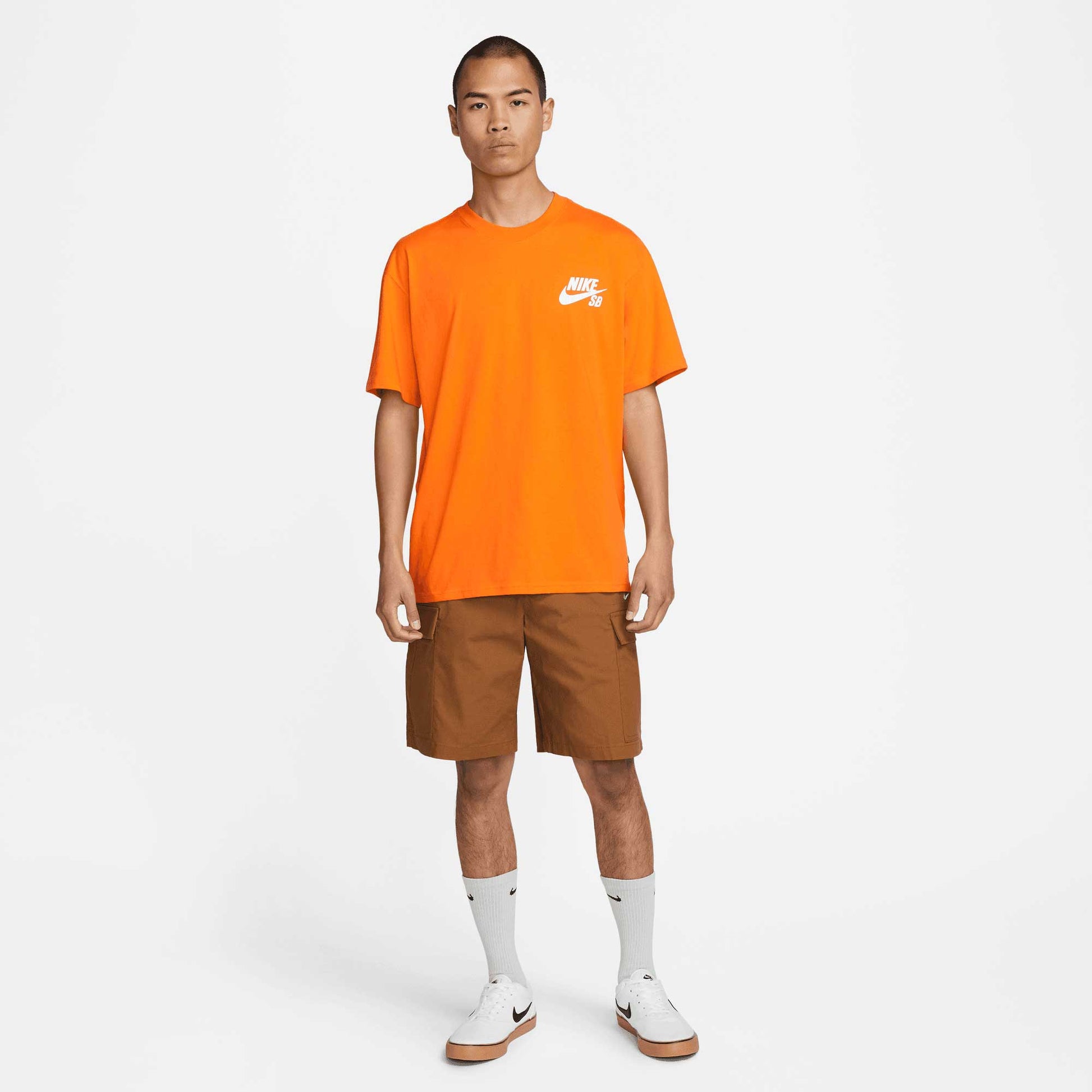 Nike SB Logo Skate T-Shirt, safety orange - Tiki Room Skateboards - 2