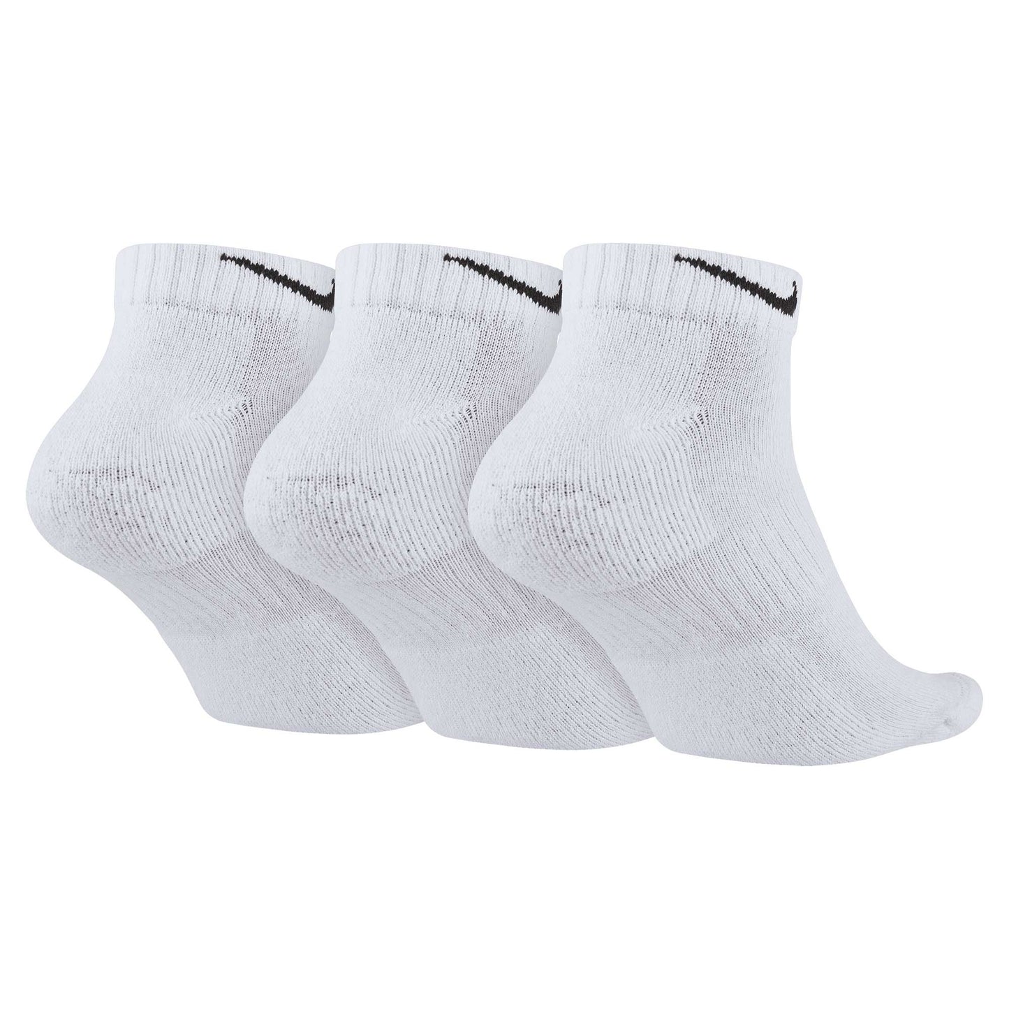 Nike SB Nike Everyday Cushioned Socks (3-Pack), white/black, white/black - Tiki Room Skateboards - 2