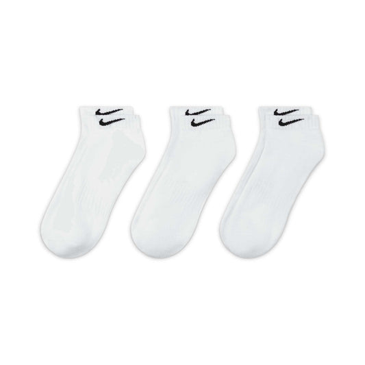Nike SB Nike Everyday Cushioned Socks (3-Pack), white/black, white/black - Tiki Room Skateboards - 1