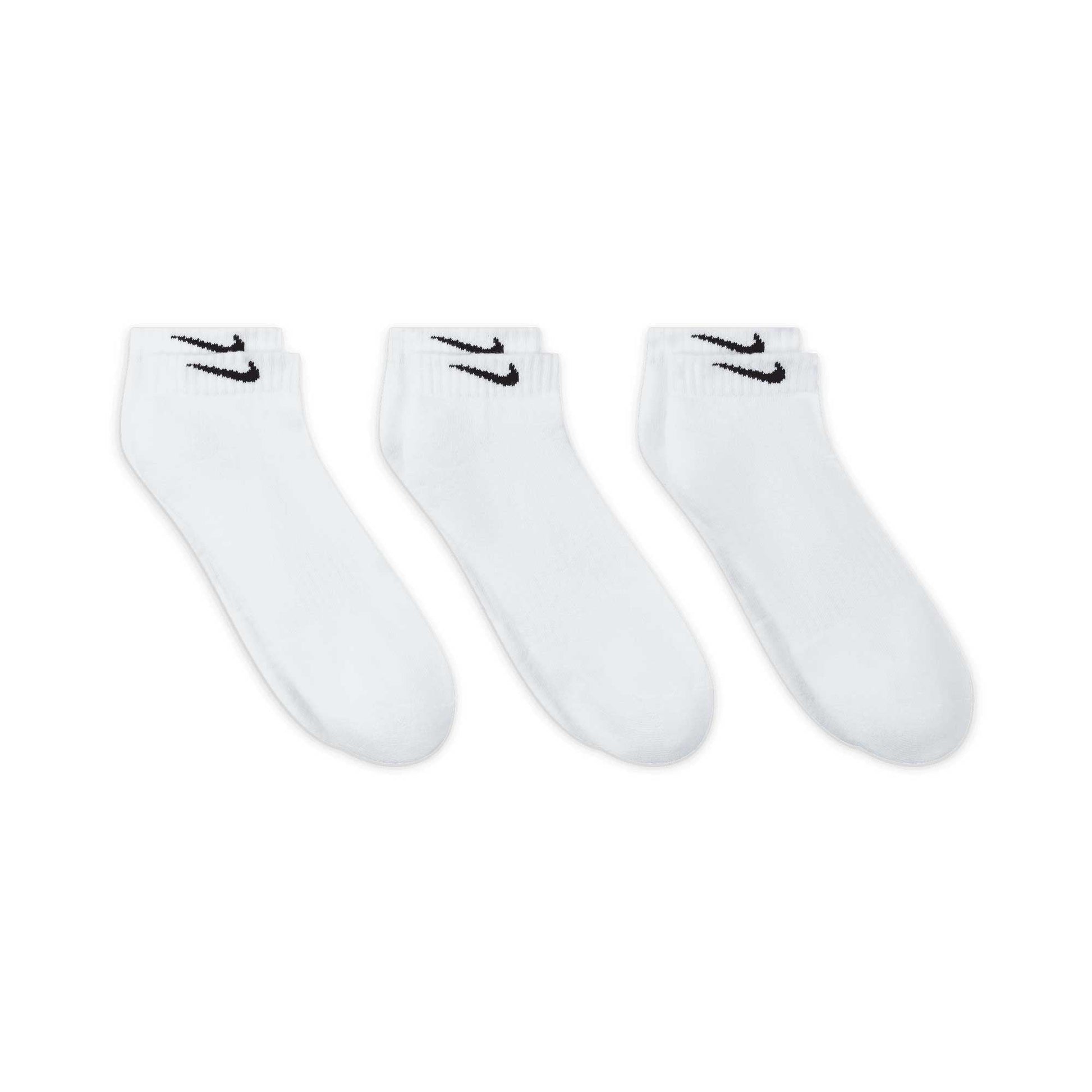Nike SB Nike Everyday Cushioned Socks (3-Pack), white/black, white/black - Tiki Room Skateboards - 4