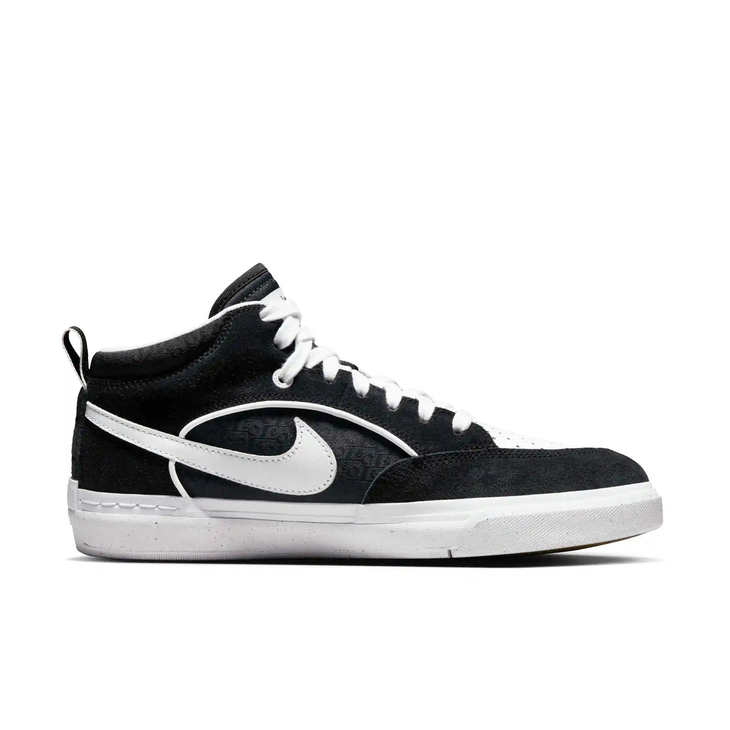 Nike SB React Leo, black/white-black-gum light brown - Tiki Room Skateboards - 10