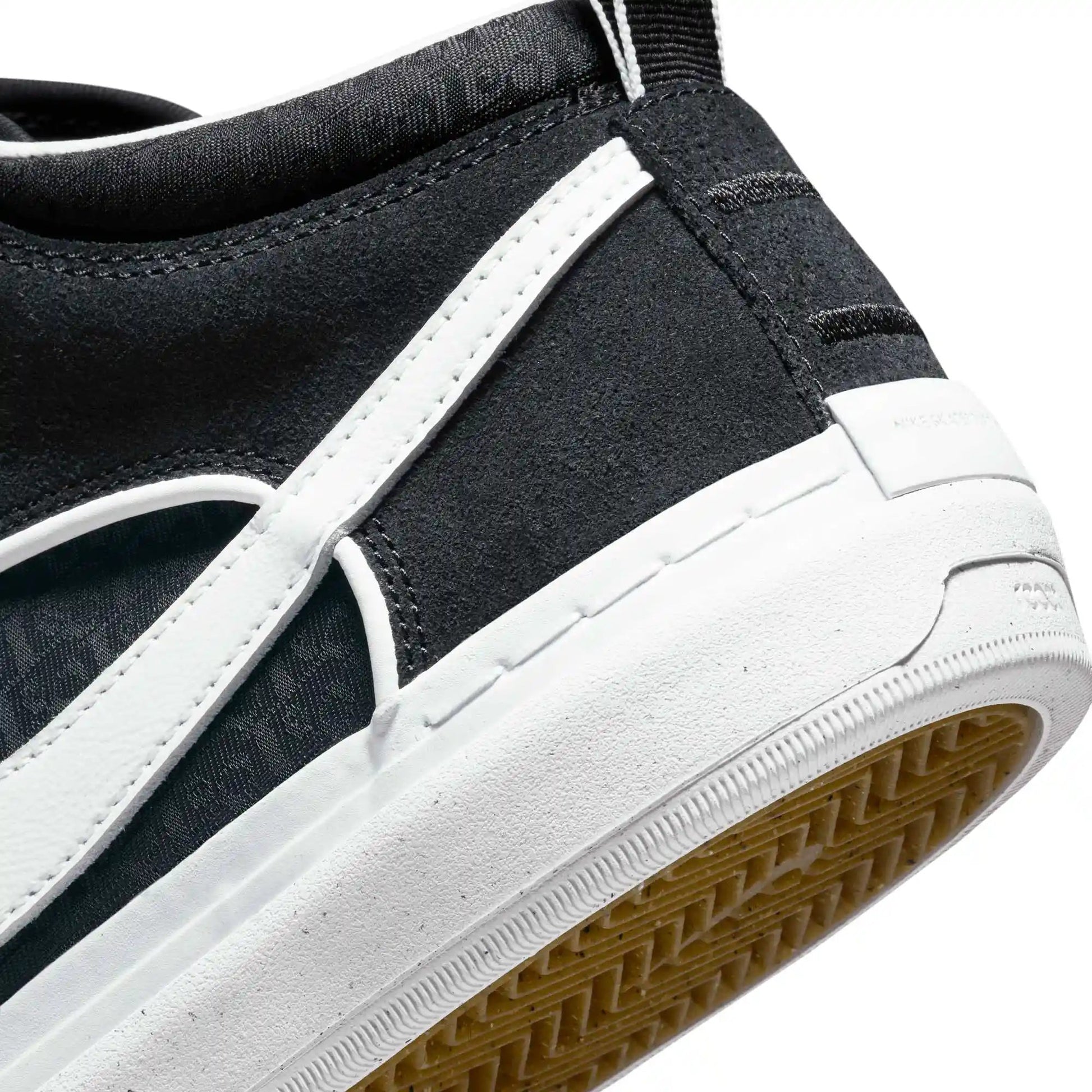 Nike SB React Leo, black/white-black-gum light brown - Tiki Room Skateboards - 5