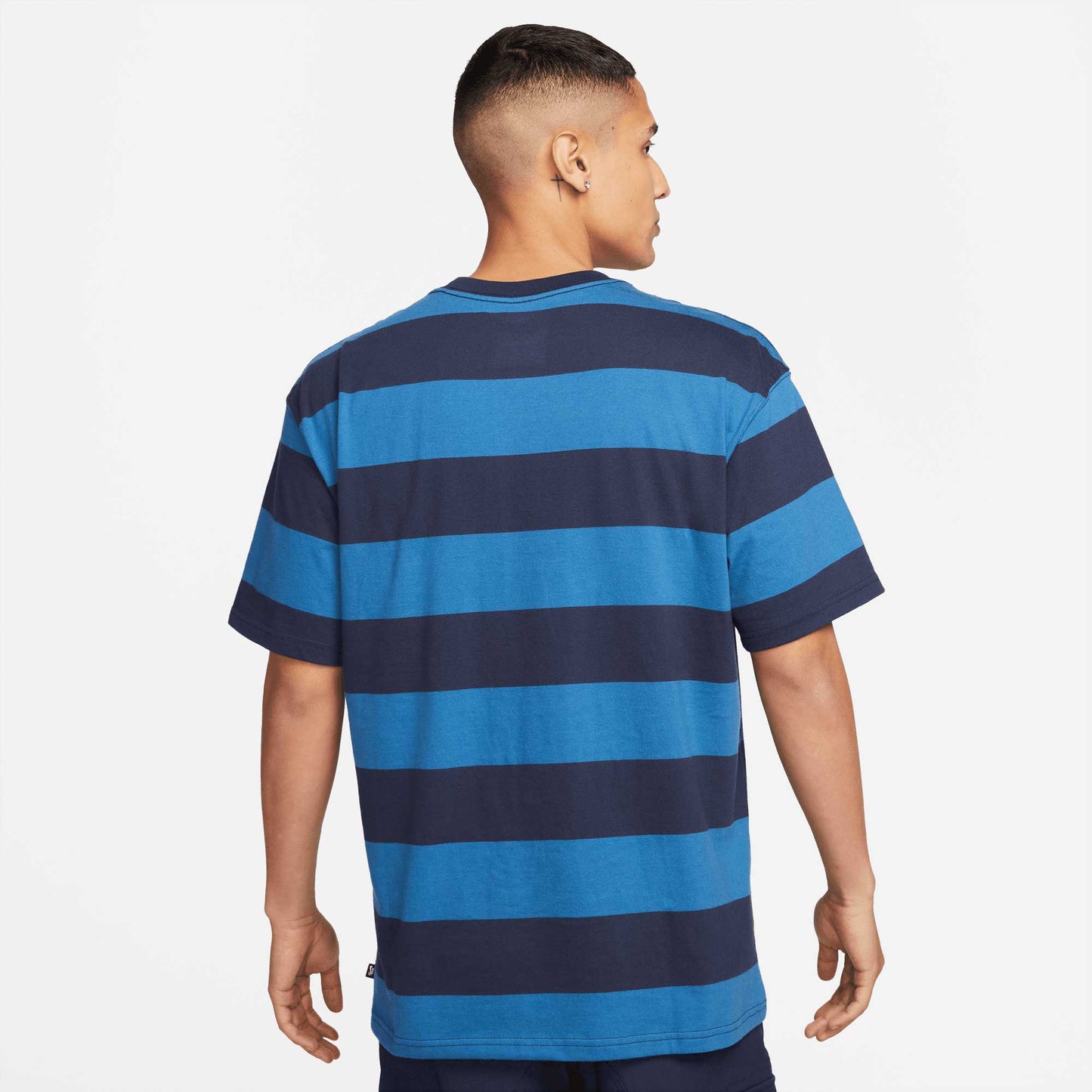 Nike SB Striped Tee, midnight navy/industrial blue - Tiki Room Skateboards - 2