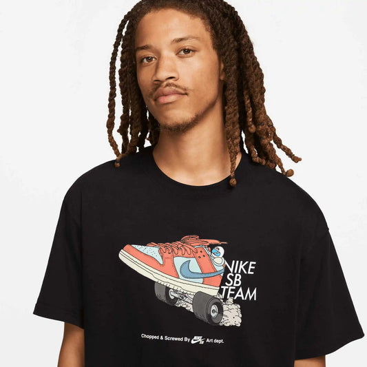 Nike SB Team Dunk Tee, black - Tiki Room Skateboards - 1