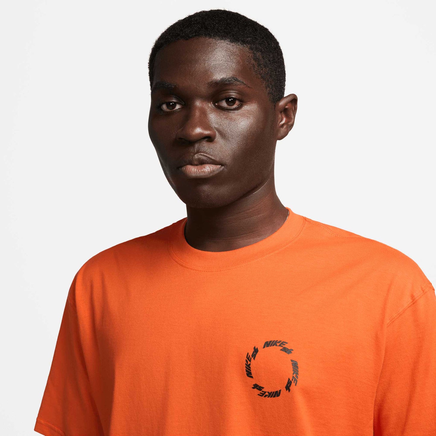 Nike SB Wheel T-Shirt, safety orange - Tiki Room Skateboards - 2