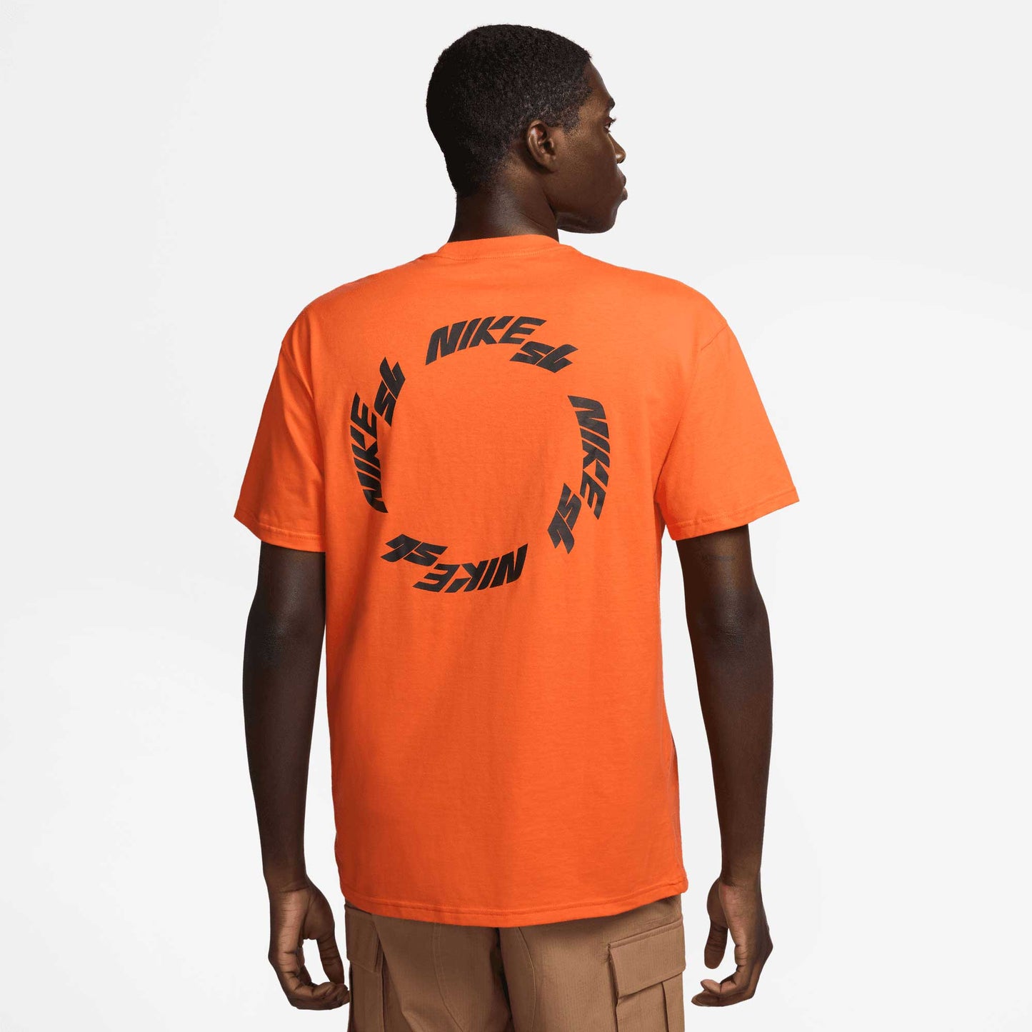 Nike SB Wheel T-Shirt, safety orange - Tiki Room Skateboards - 1