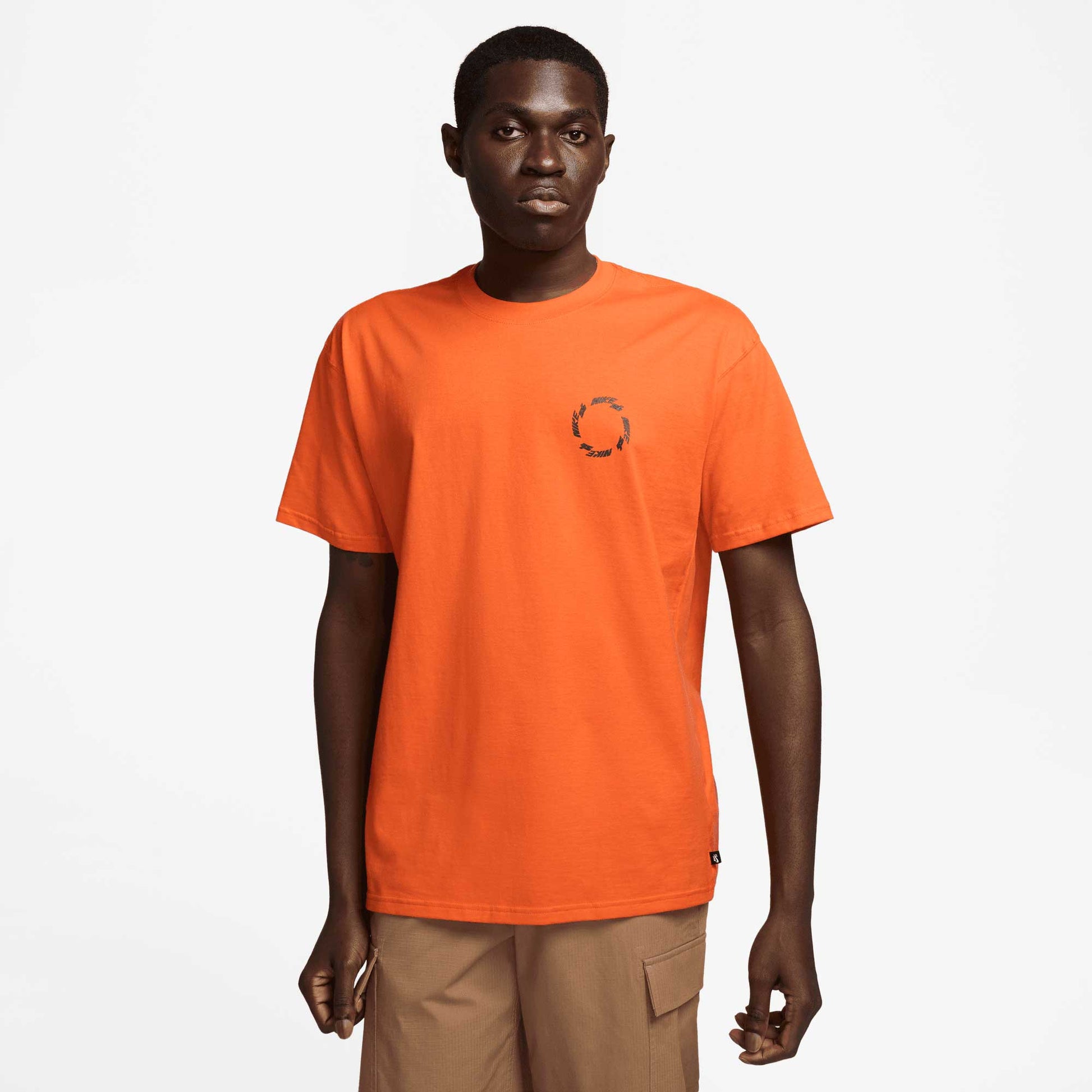 Nike SB Wheel T-Shirt, safety orange - Tiki Room Skateboards - 5