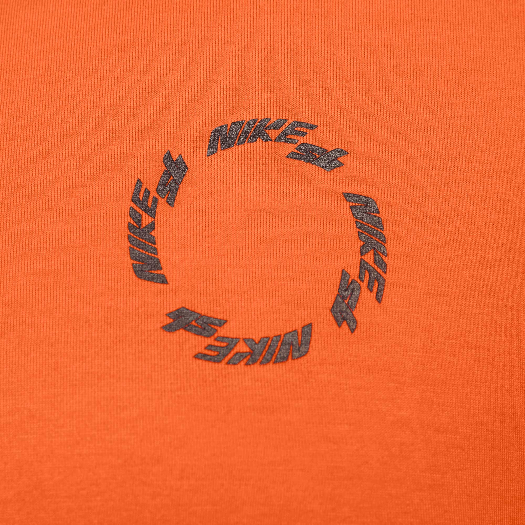 Nike SB Wheel T Shirt safety orange Tiki Room Skateboards