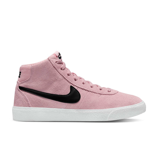 Nike SB Womens Bruin High, med soft pink/black-med soft pink - Tiki Room Skateboards - 1