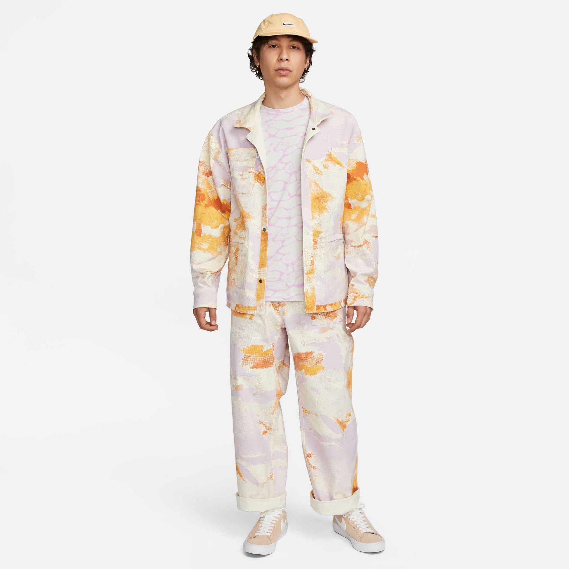 Nike SB X Doyenne Reversible Pants, coconut milk/sesame - Tiki Room Skateboards - 4