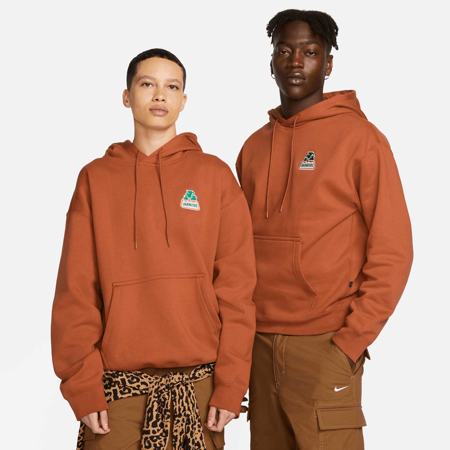 Nike SB X Jarritos®️ Fleece Skate Hoodie, dark russet - Tiki Room Skateboards - 1