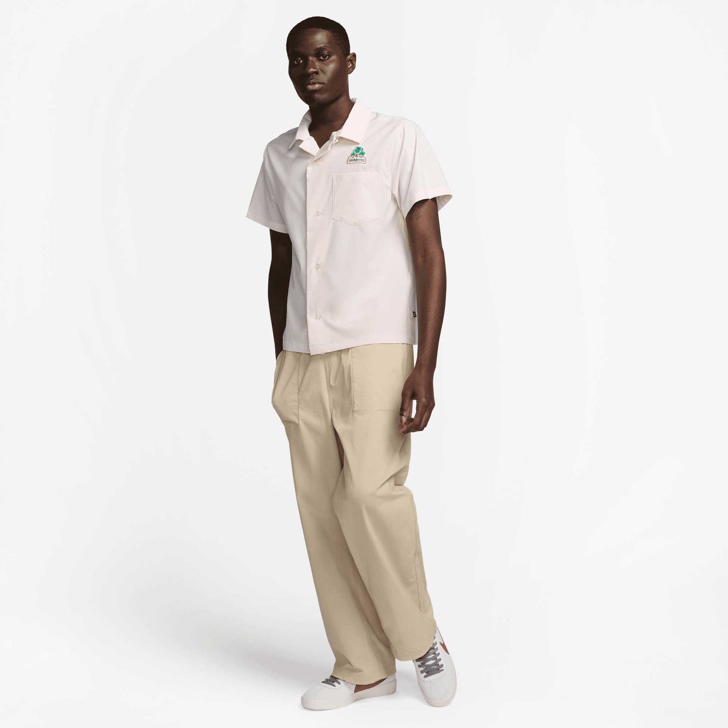 Nike SB X Jarritos®️ Short-Sleeve Bowling Button-Up Shirt, pearl pink - Tiki Room Skateboards - 6