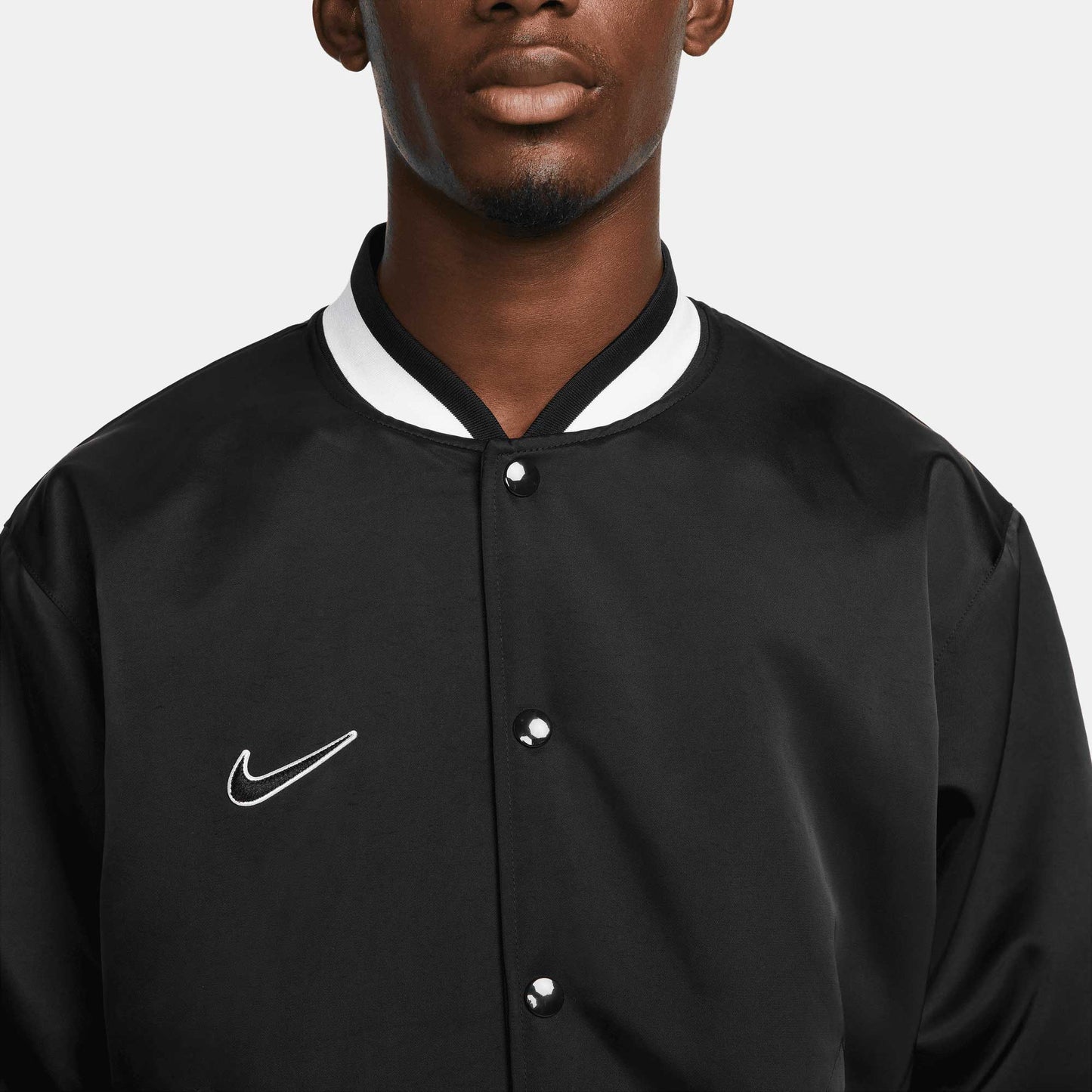 Nike SB X MLB Varsity Skate Jacket, black/black/white/white - Tiki Room Skateboards - 5