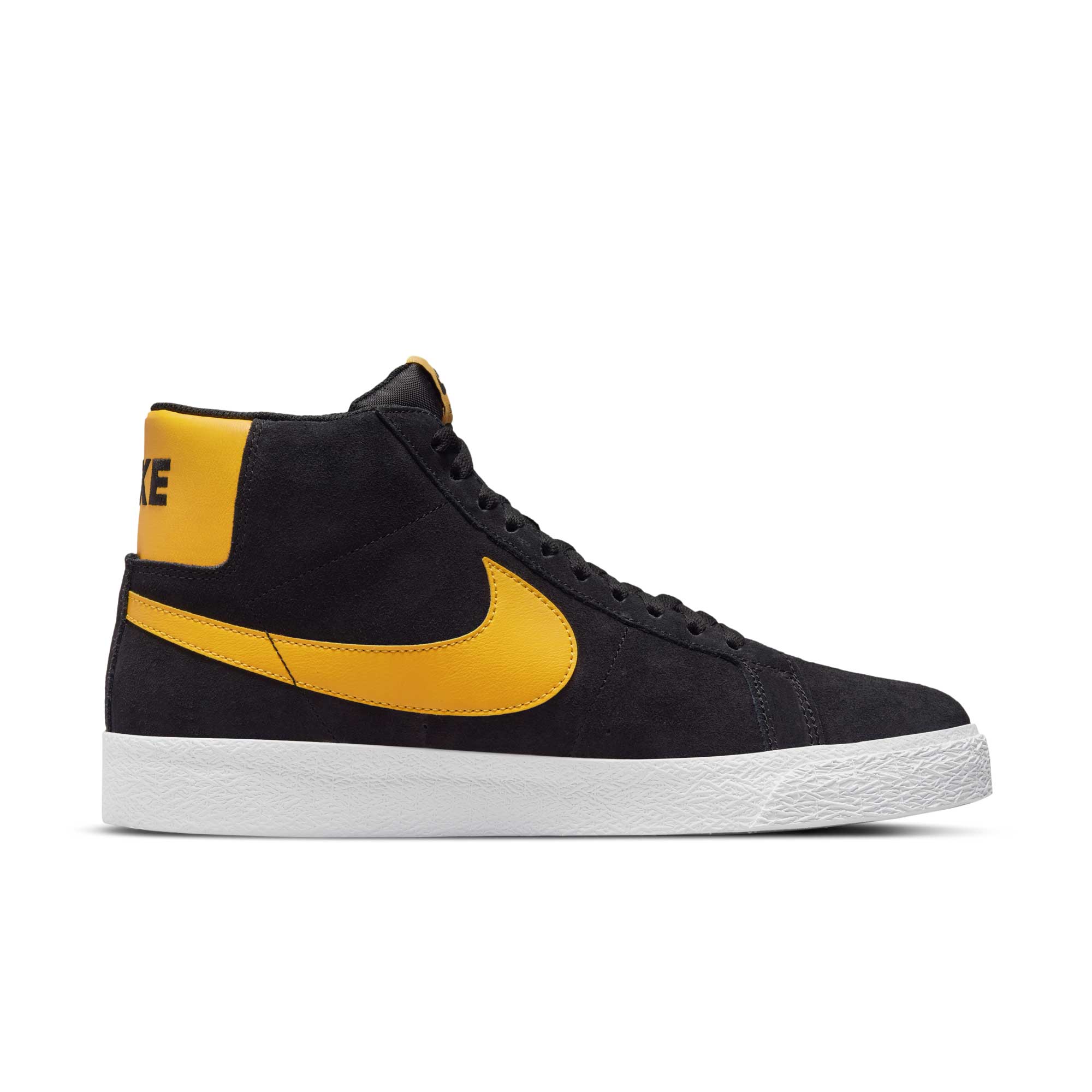 Nike SB Zoom Blazer Mid black university gold black white Tiki Room Skateboards